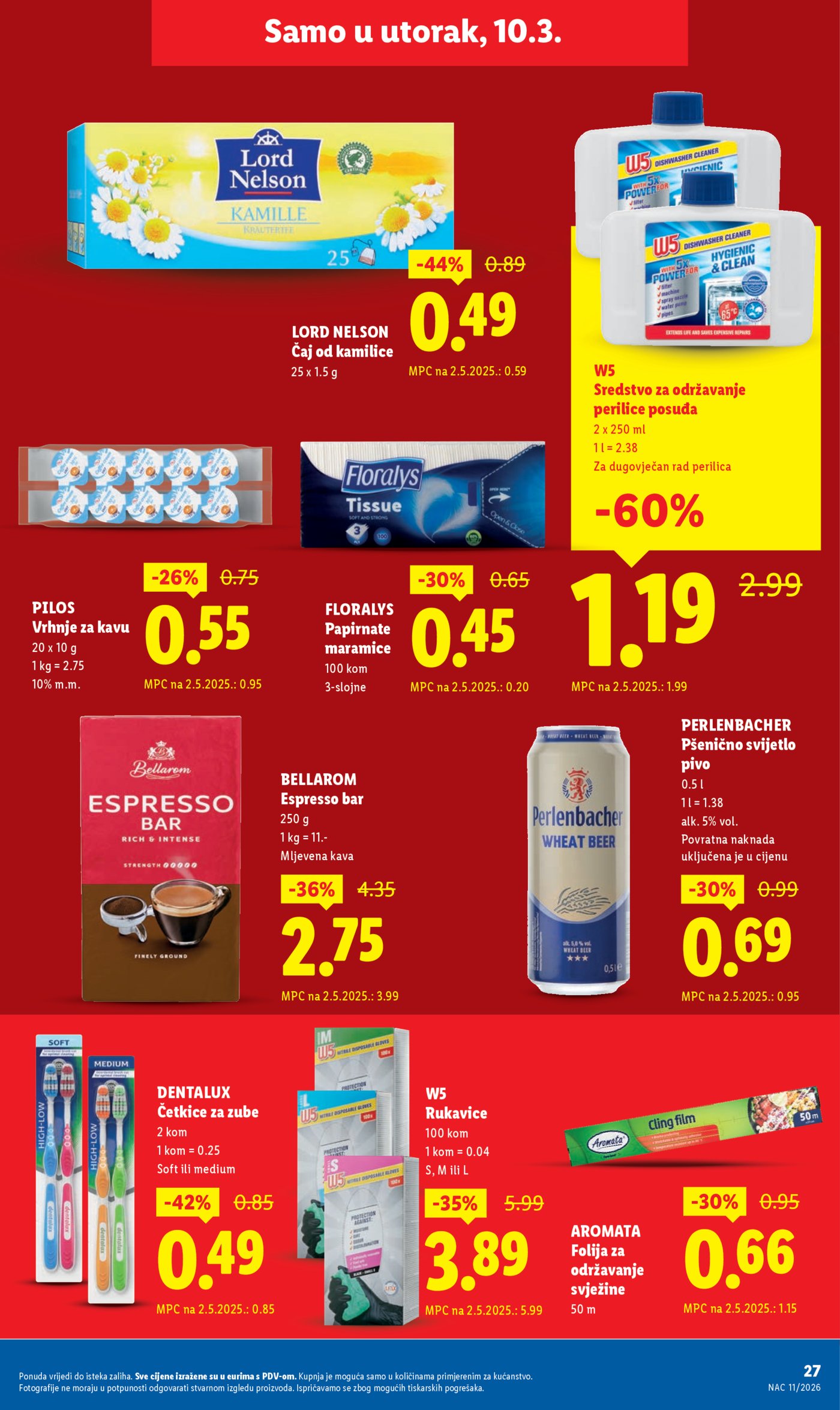 Lidl katalog Super ponuda od ponedjeljka 09.03. - 15.03.2026.