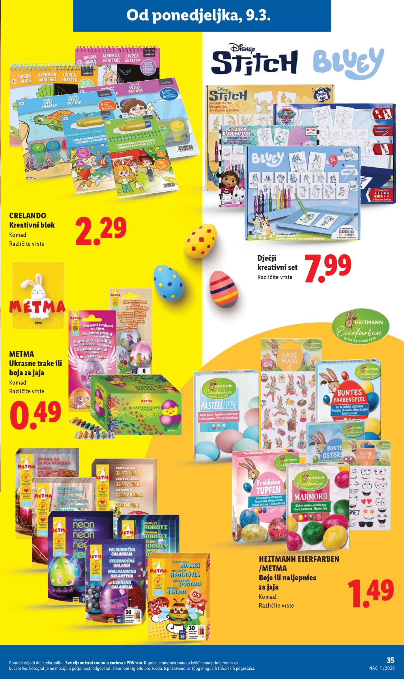 Lidl katalog Super ponuda od ponedjeljka 09.03. - 15.03.2026.