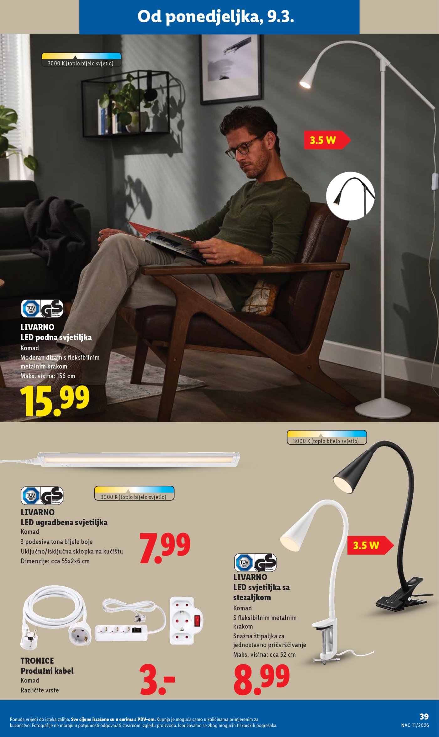 Lidl katalog Super ponuda od ponedjeljka 09.03. - 15.03.2026.