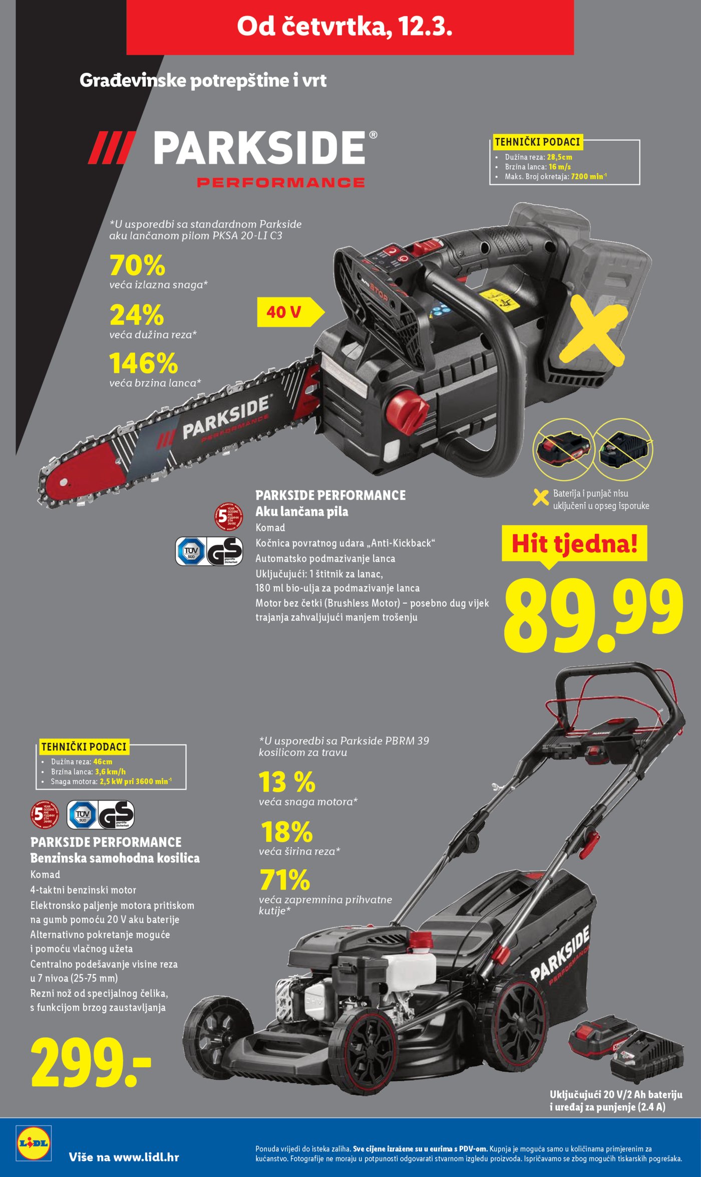 Lidl katalog Super ponuda od ponedjeljka 09.03. - 15.03.2026.