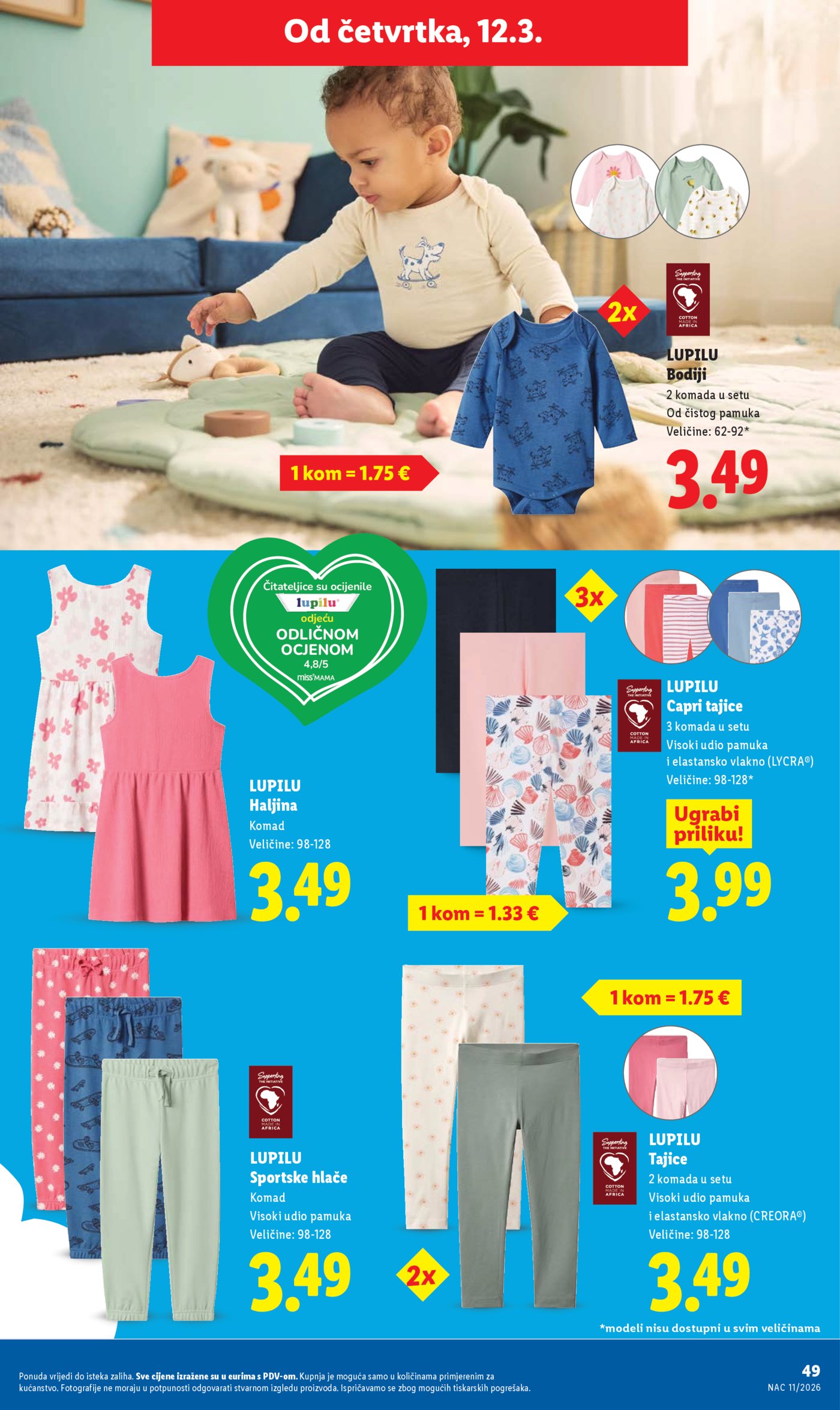 Lidl katalog Super ponuda od ponedjeljka 09.03. - 15.03.2026.