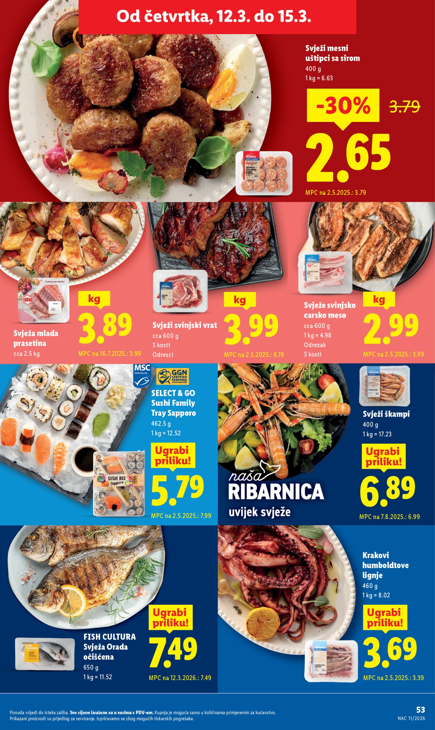 Lidl katalog Super ponuda od ponedjeljka 09.03. - 15.03.2026.