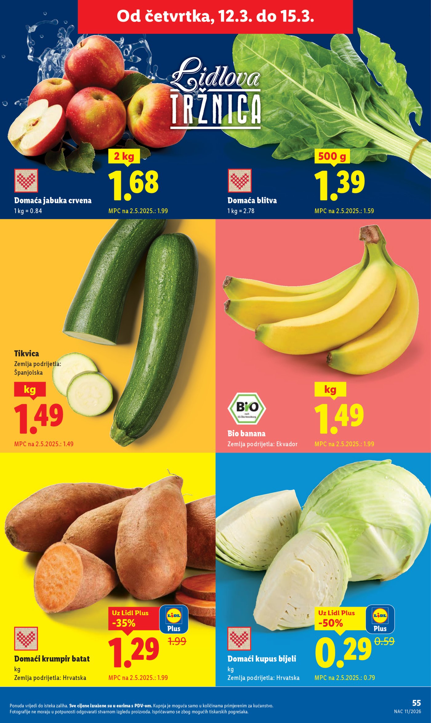 Lidl katalog Super ponuda od ponedjeljka 09.03. - 15.03.2026.