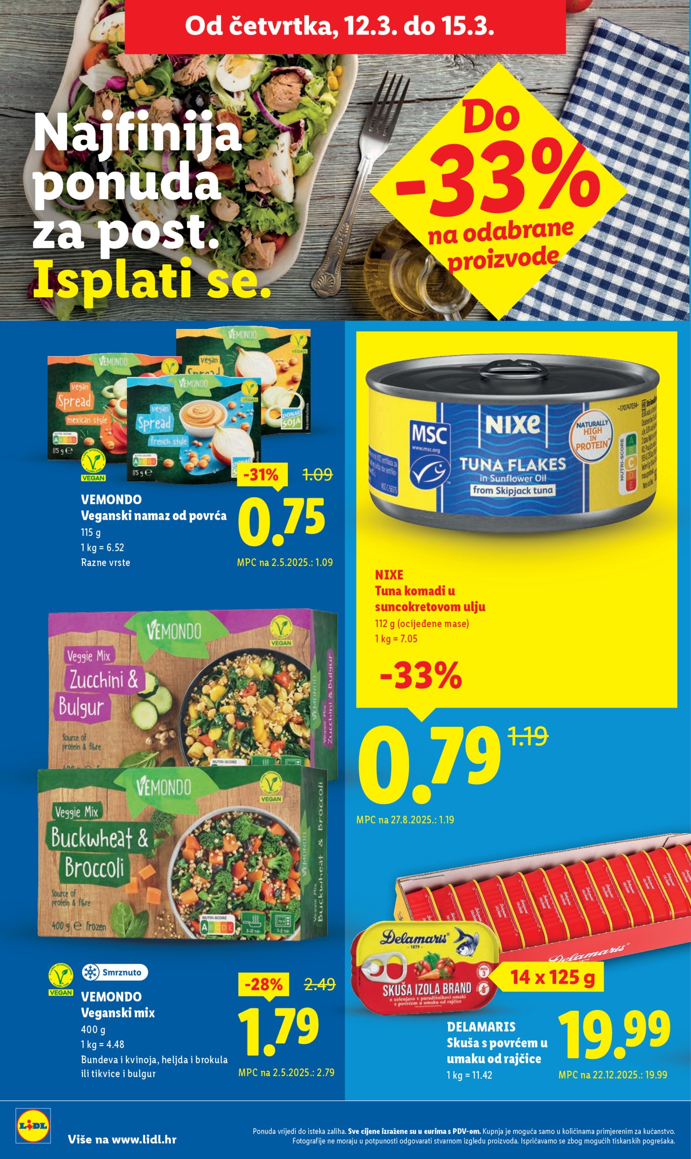 Lidl katalog Super ponuda od ponedjeljka 09.03. - 15.03.2026.