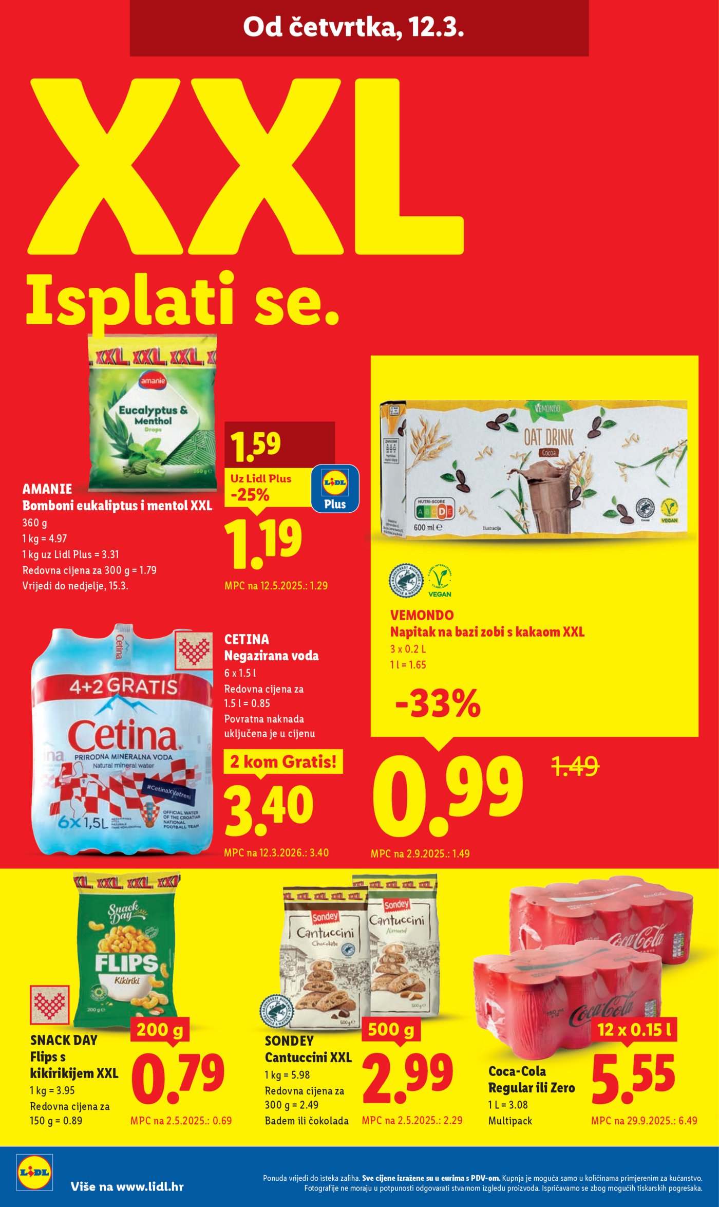 Lidl katalog Super ponuda od ponedjeljka 09.03. - 15.03.2026.