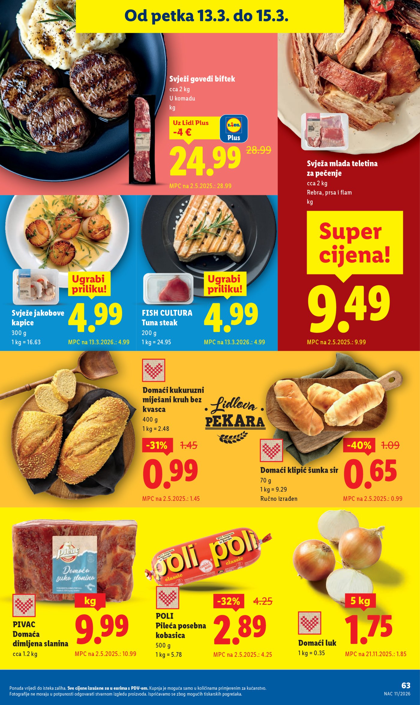 Lidl katalog Super ponuda od ponedjeljka 09.03. - 15.03.2026.
