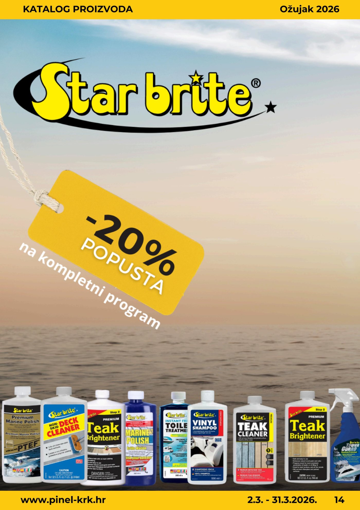 Pinel Krk katalog Ožujak 02.03.-31.03.2026.