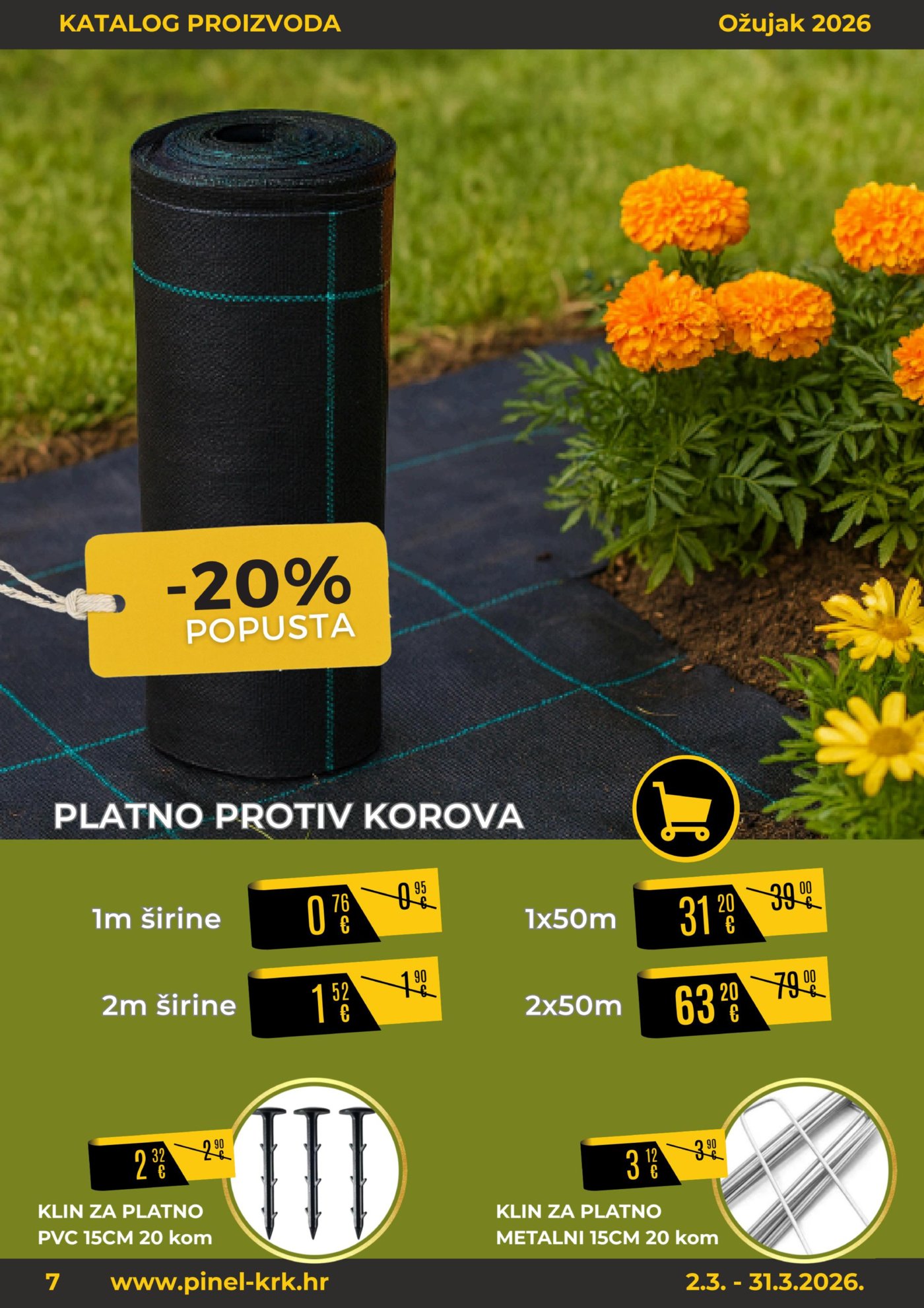 Pinel Krk katalog Ožujak 02.03.-31.03.2026.