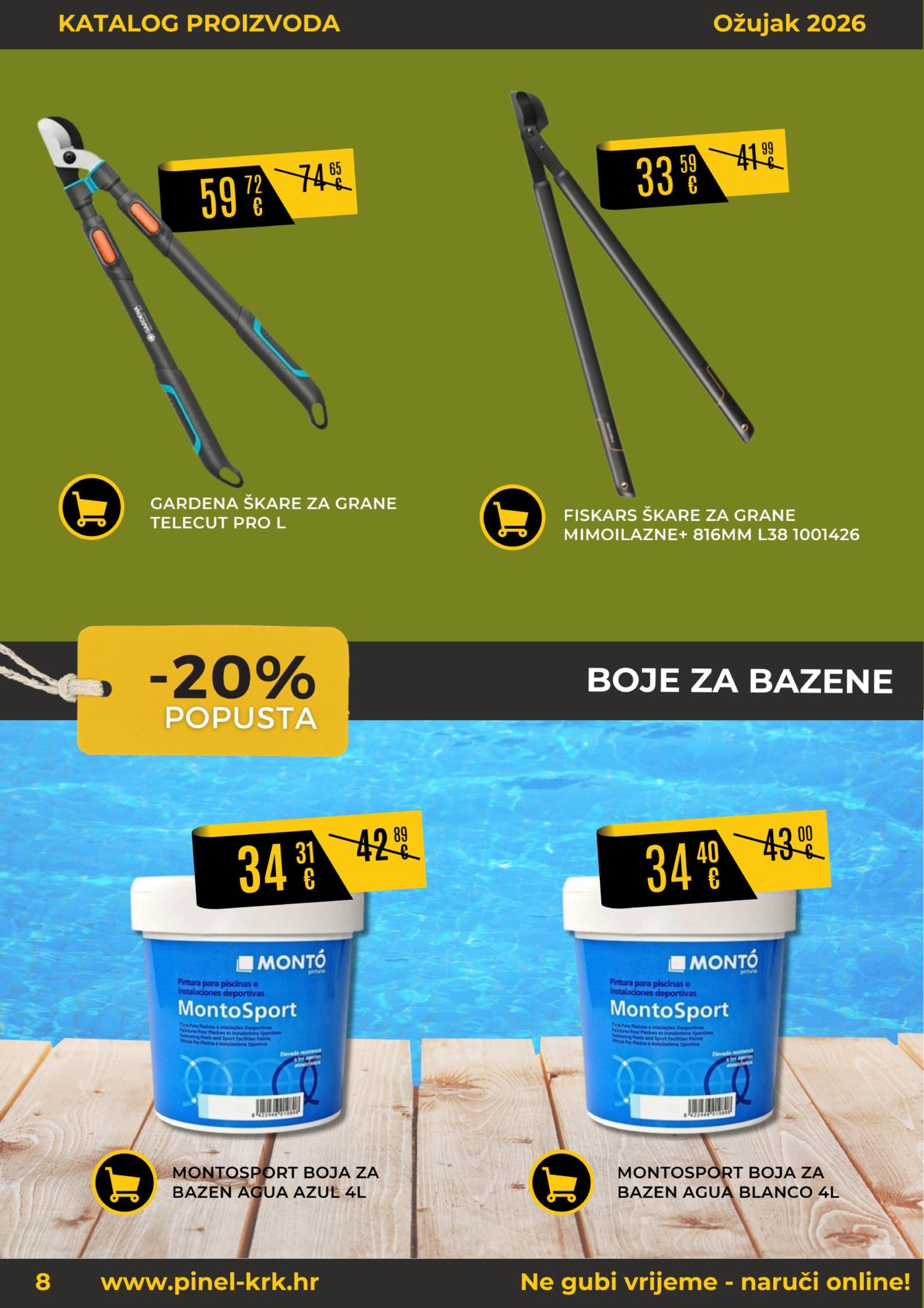 Pinel Krk katalog Ožujak 02.03.-31.03.2026.