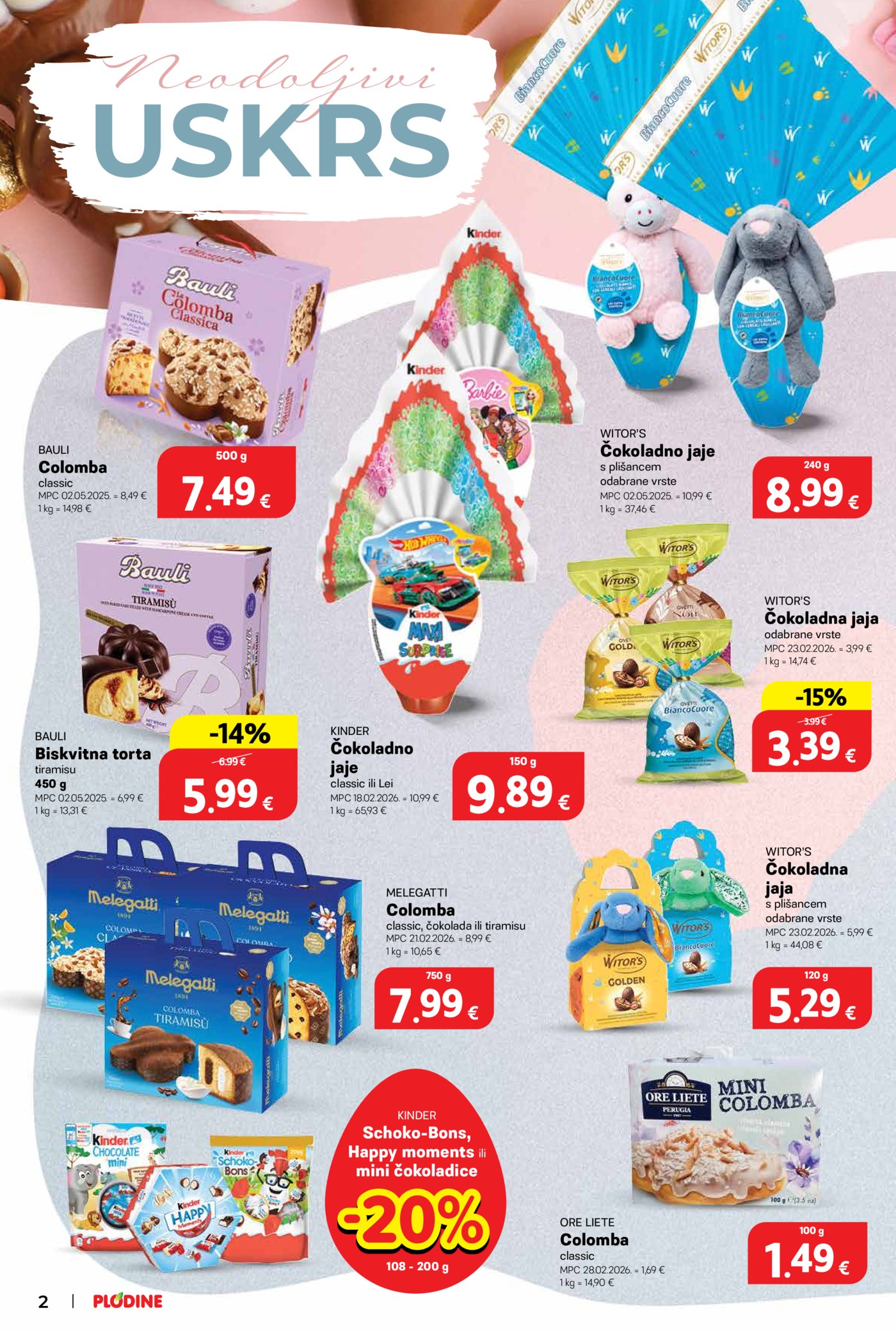 Plodine katalog Akcija 11.03.-17.03.2026.