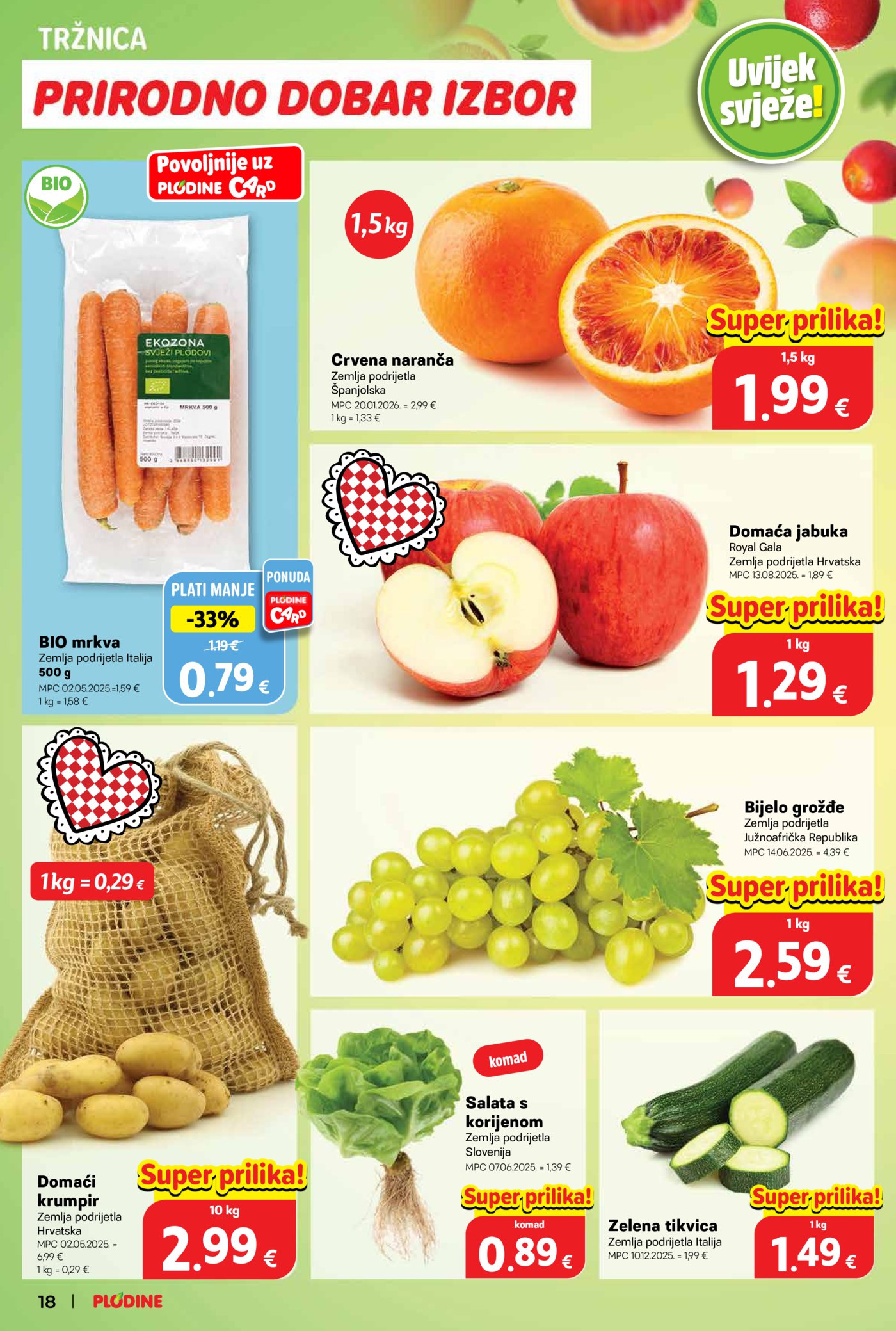 Plodine katalog Akcija 11.03.-17.03.2026.