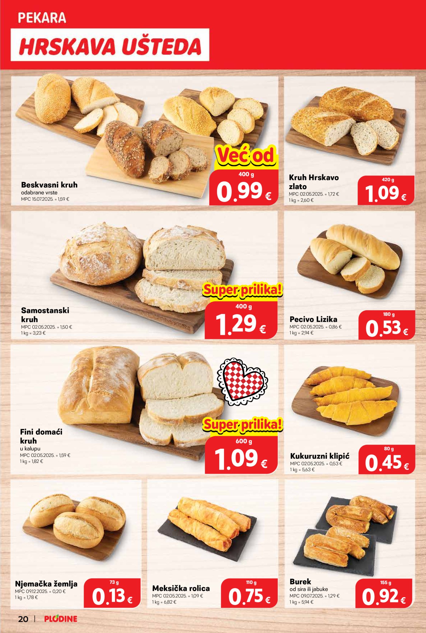 Plodine katalog Akcija 11.03.-17.03.2026.