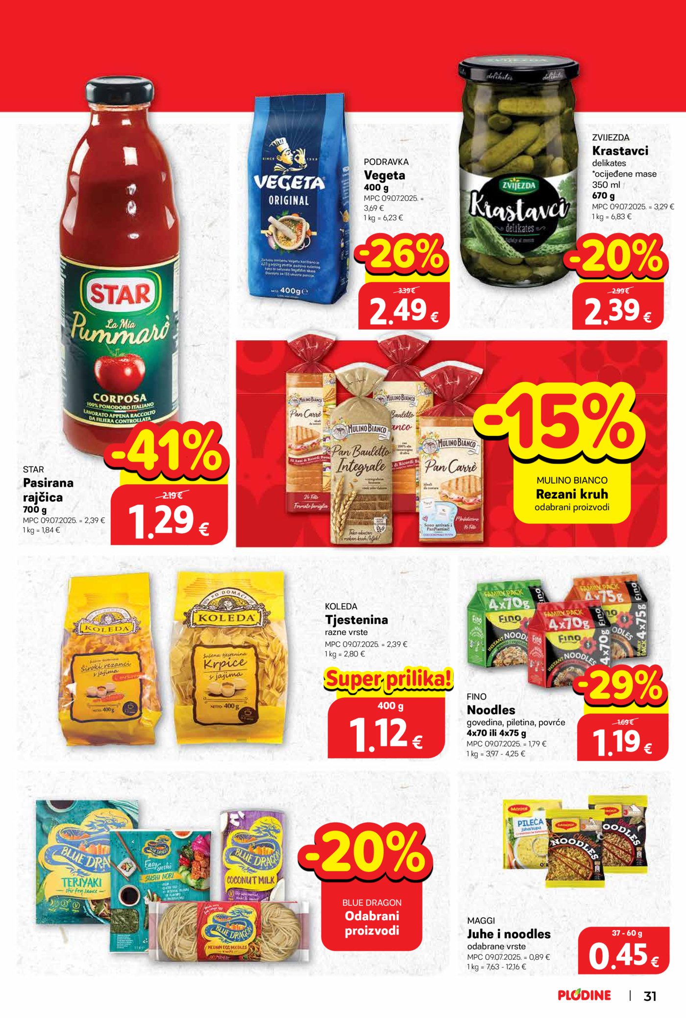 Plodine katalog Akcija 11.03.-17.03.2026.