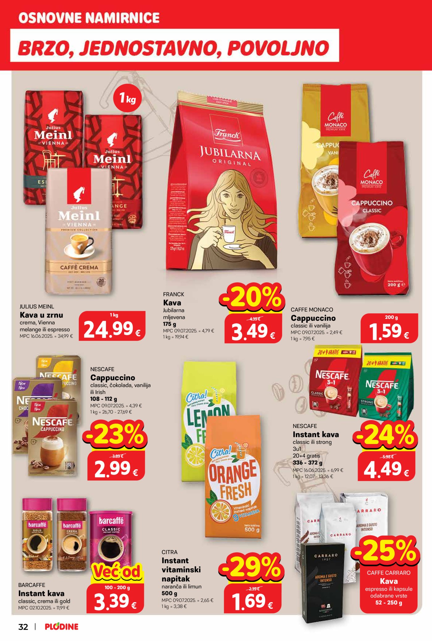 Plodine katalog Akcija 11.03.-17.03.2026.