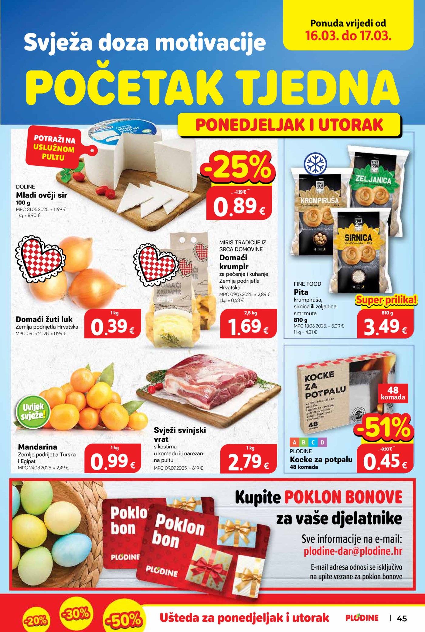 Plodine katalog Akcija 11.03.-17.03.2026.