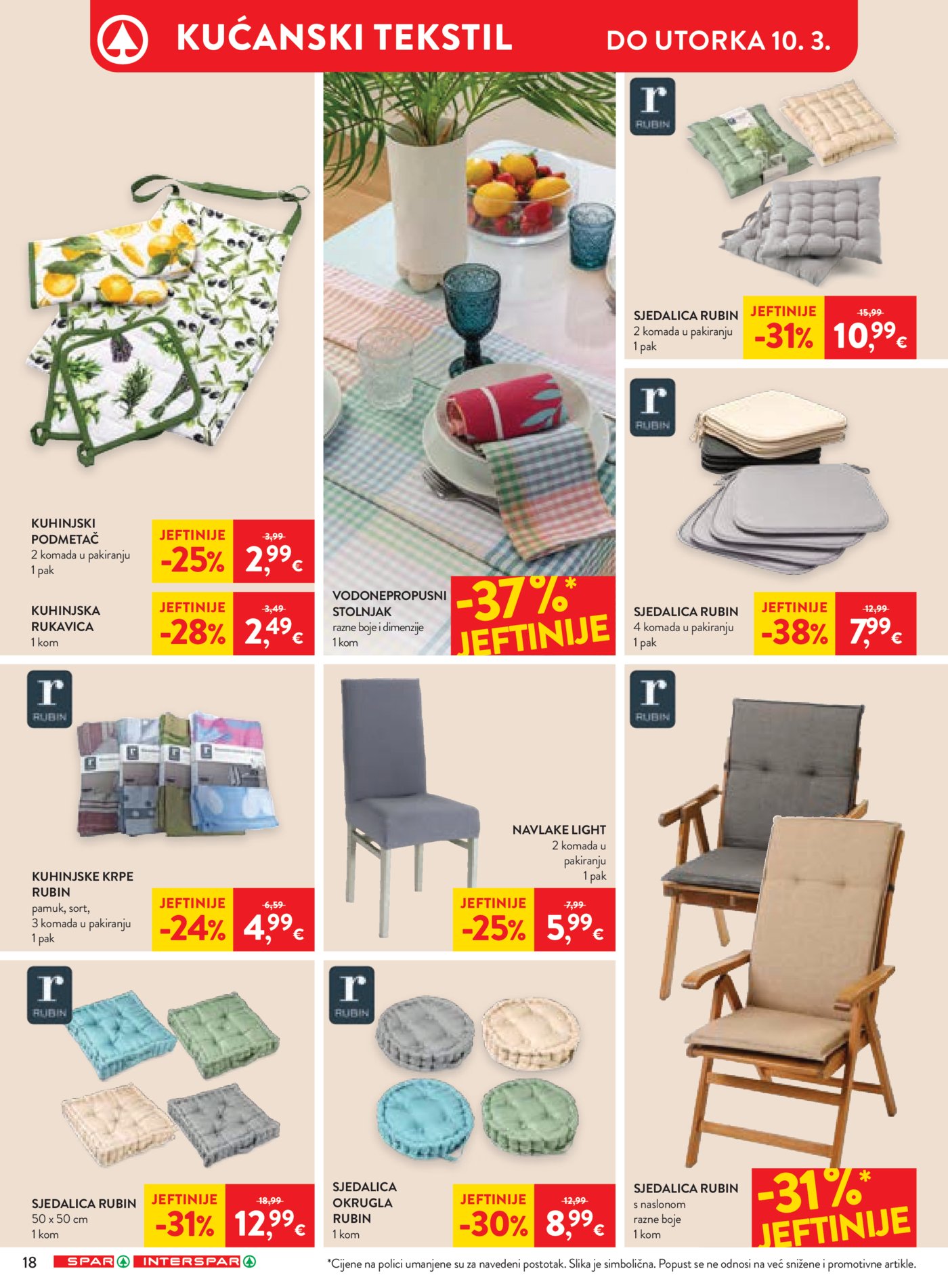 SPAR INTERSPAR katalog Neprehrana 04.03. - 10.03.2026.