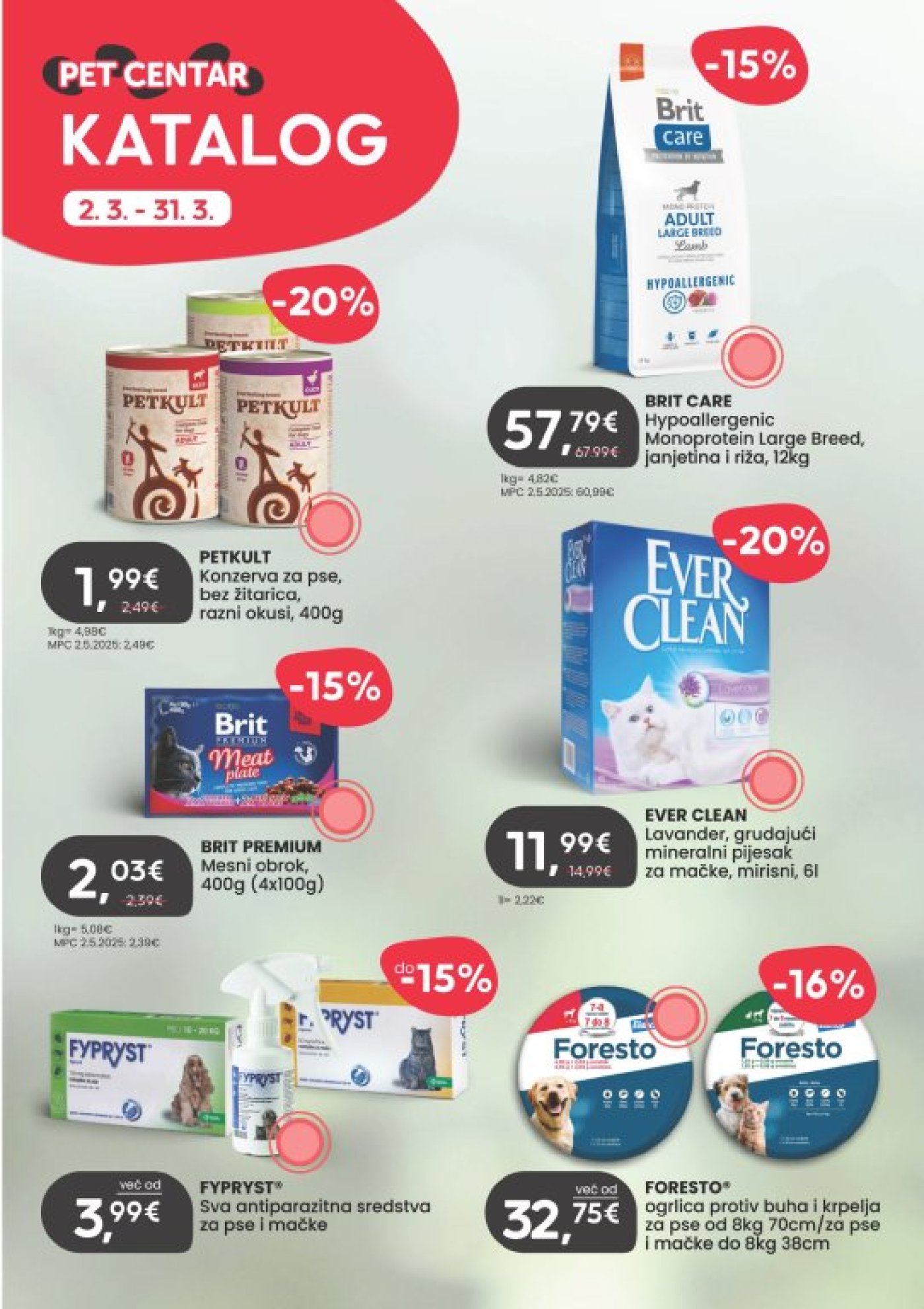 Pet Centar katalog Akcija Ožujak 02.03.-31.03.2026.