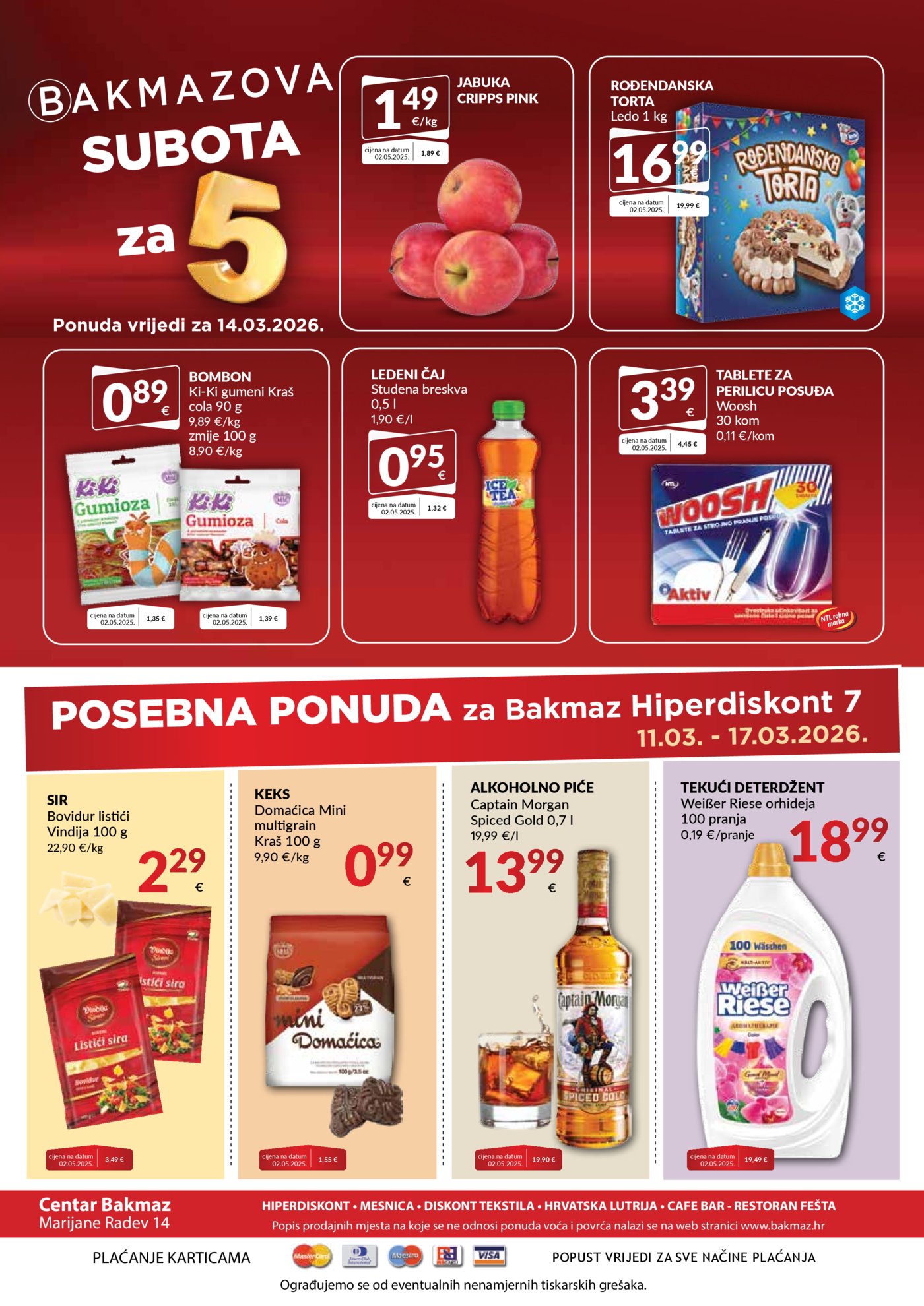 Bakmaz katalog Akcija 11.03.-17.03.2026.
