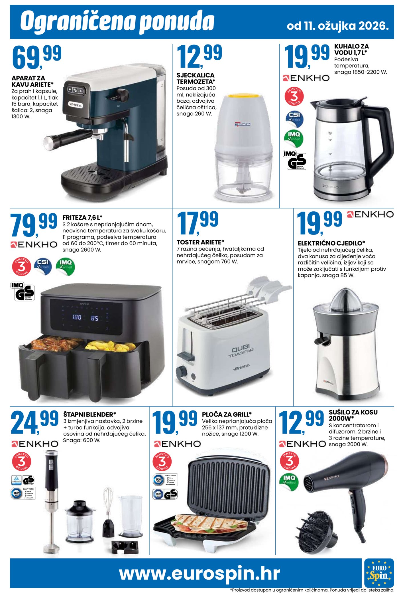 Eurospin katalog Akcija 11.03.-17.03.2026.