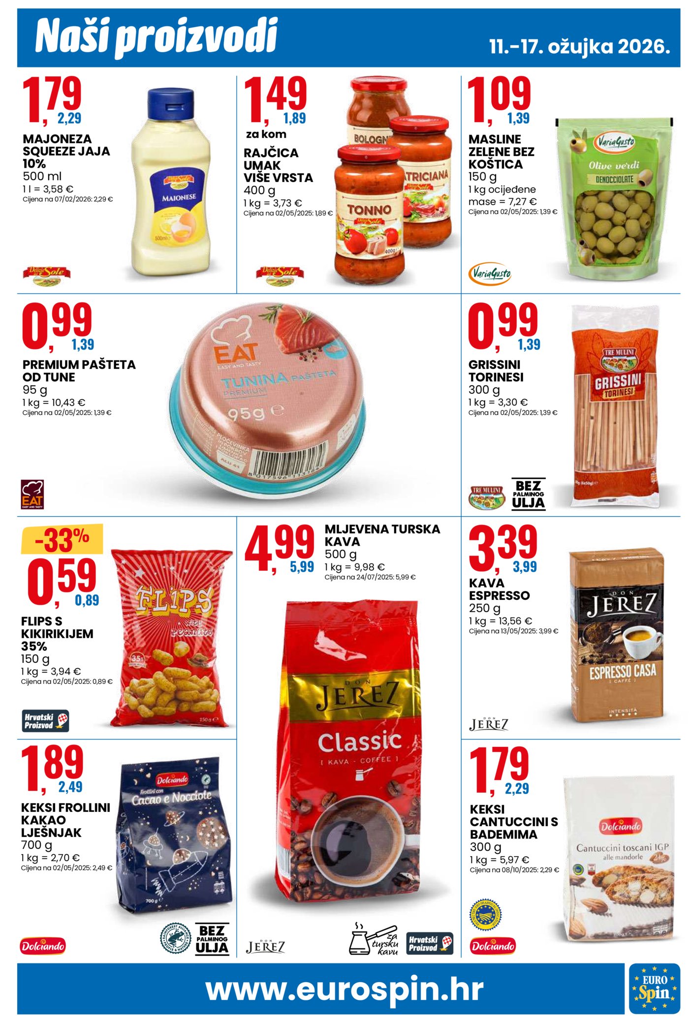 Eurospin katalog Akcija 11.03.-17.03.2026.