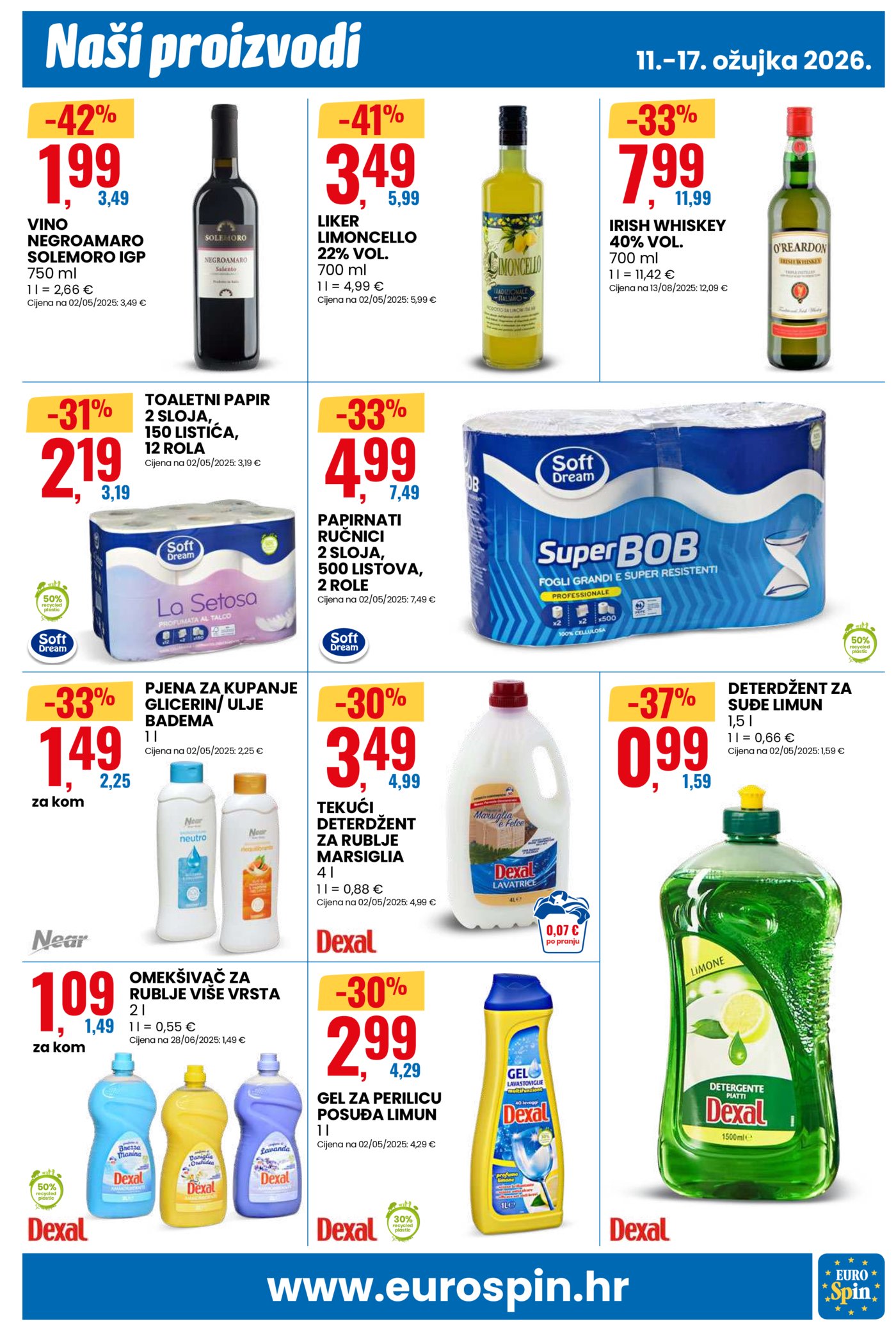 Eurospin katalog Akcija 11.03.-17.03.2026.