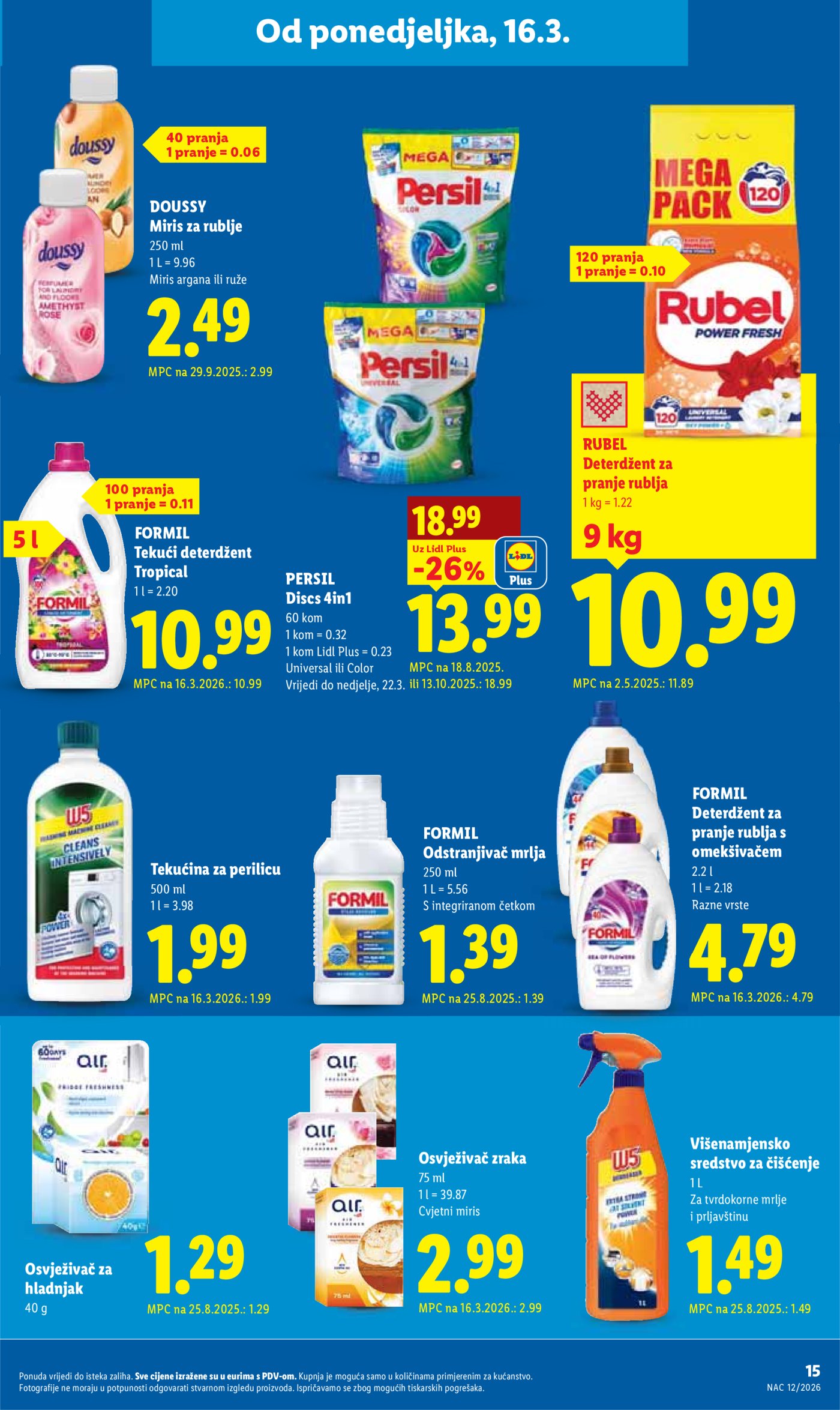 Lidl katalog Super ponuda 16.03.-22.03.2026.