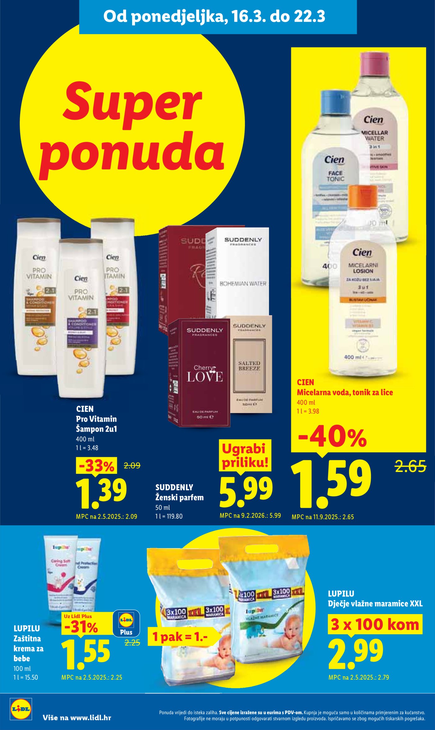 Lidl katalog Super ponuda 16.03.-22.03.2026.
