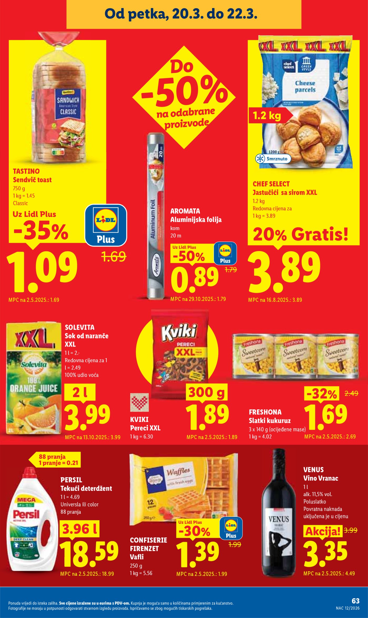 Lidl katalog Super ponuda 16.03.-22.03.2026.