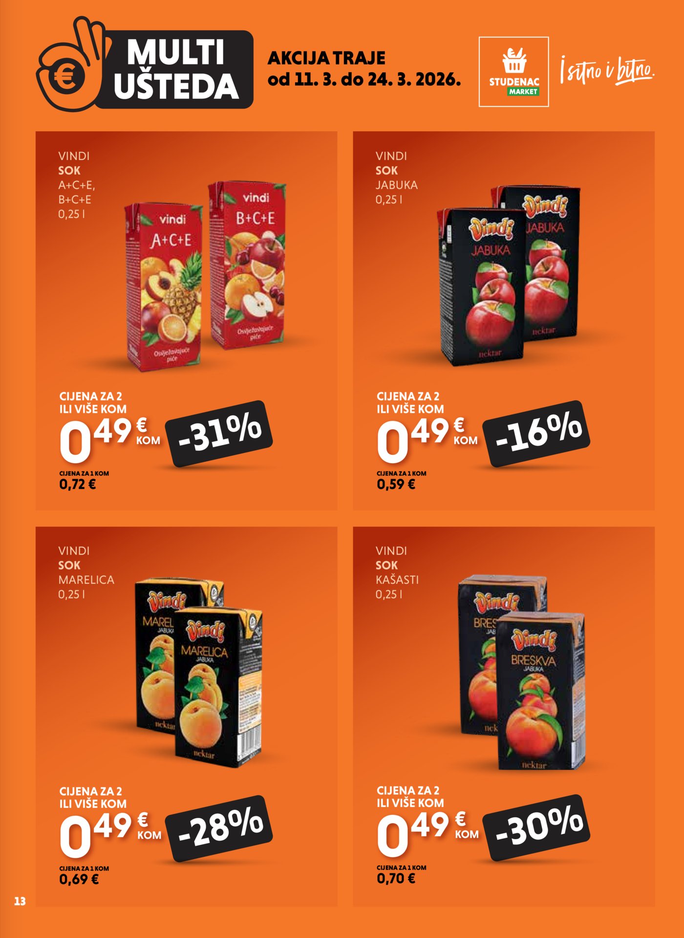 Studenac katalog Multiušteda 11.03.-24.03.2026.