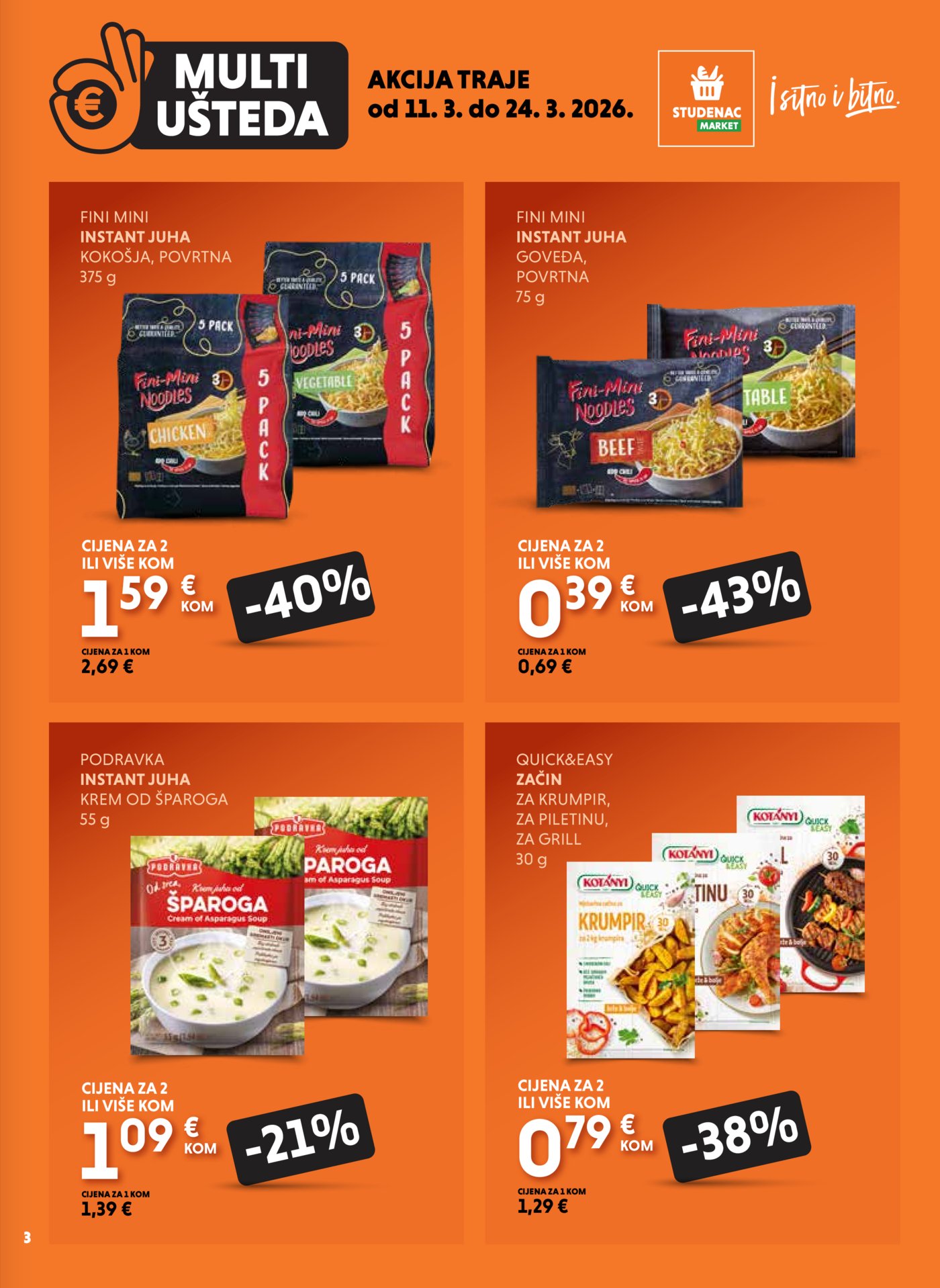 Studenac katalog Multiušteda 11.03.-24.03.2026.