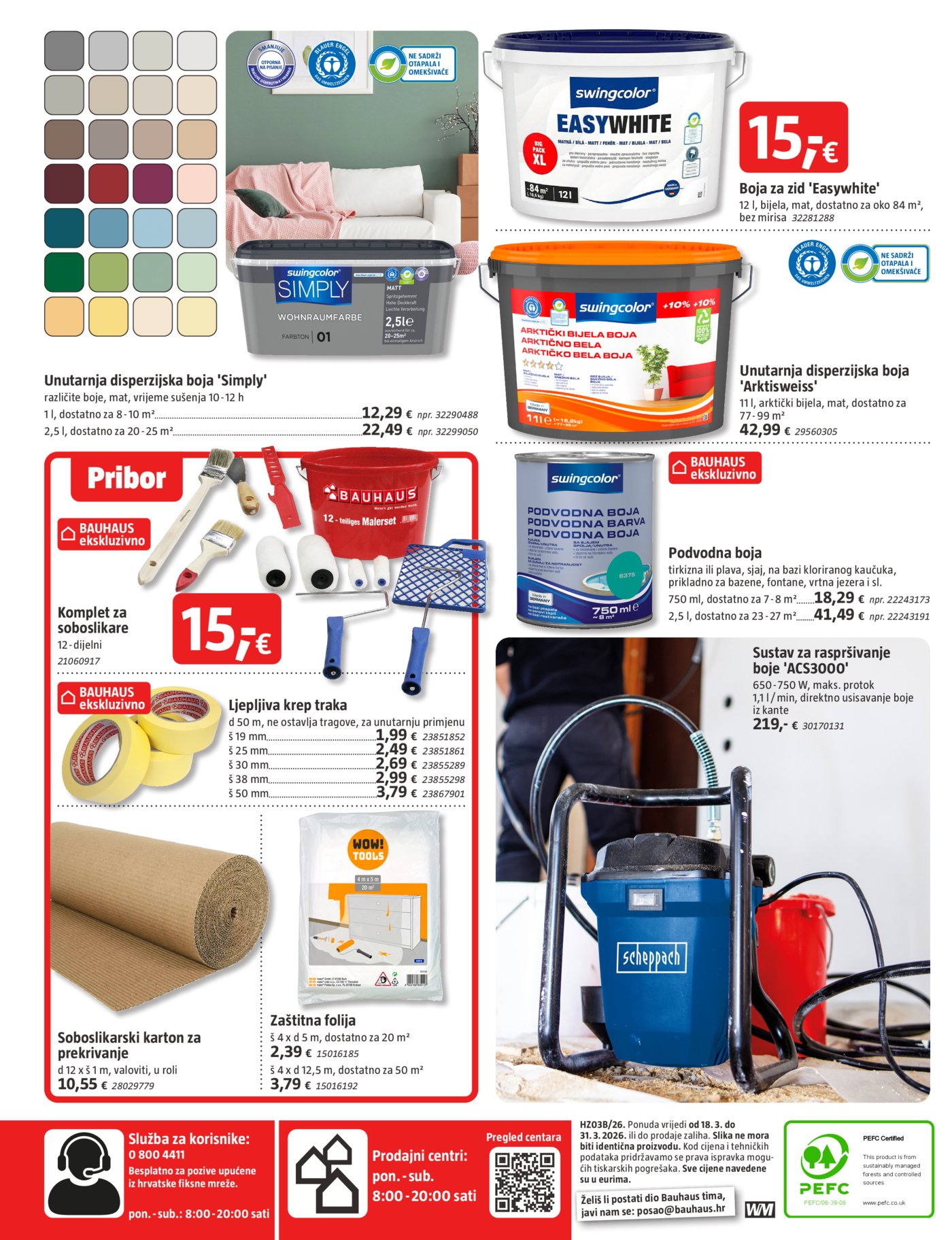 Bauhaus katalog Akcija 18.03.-31.03.2026.