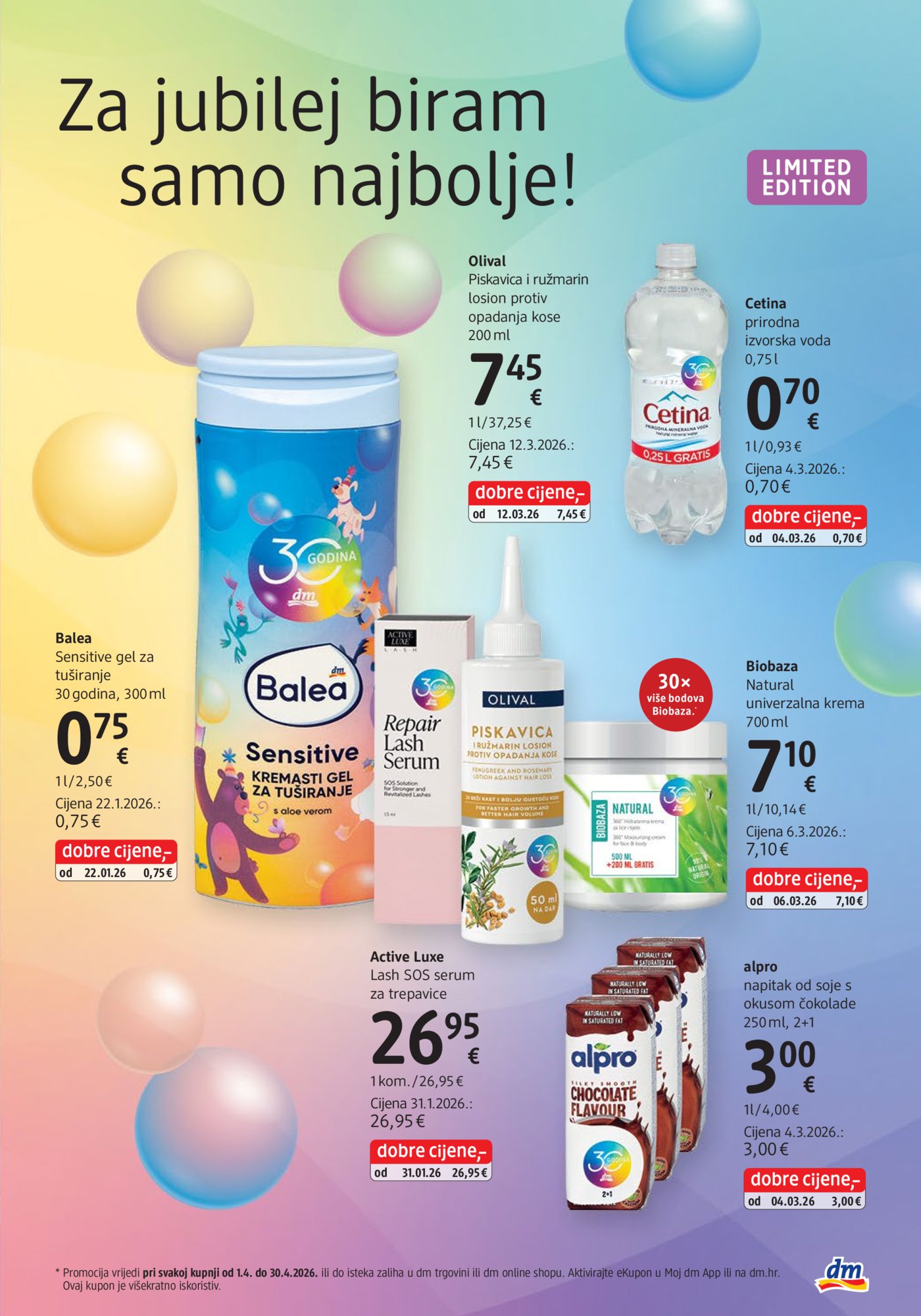 dm katalog Akcija 01.04. - 15.04.2026.