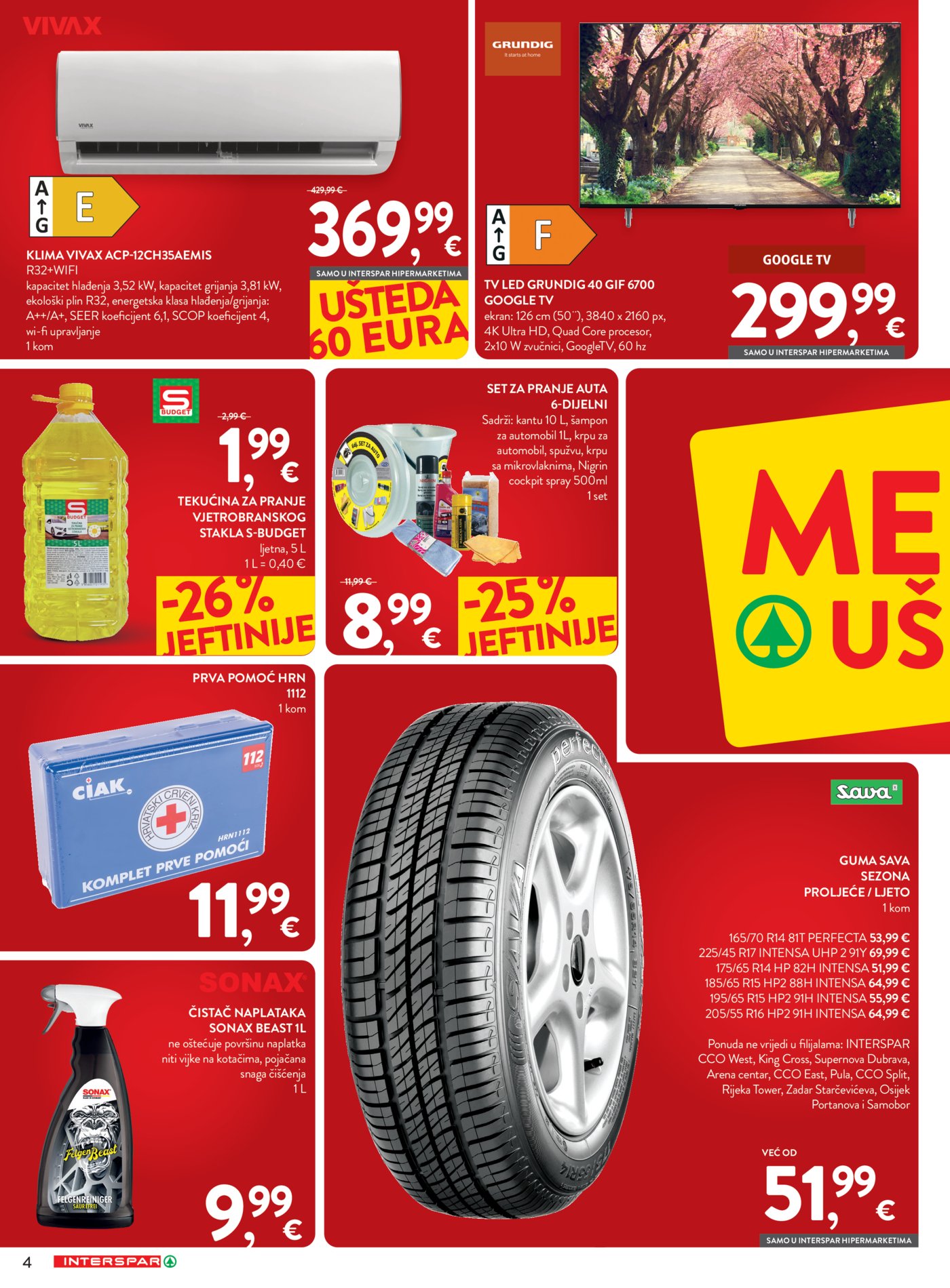 INTERSPAR katalog Mega uštede 18.03. - 07.04.2026.