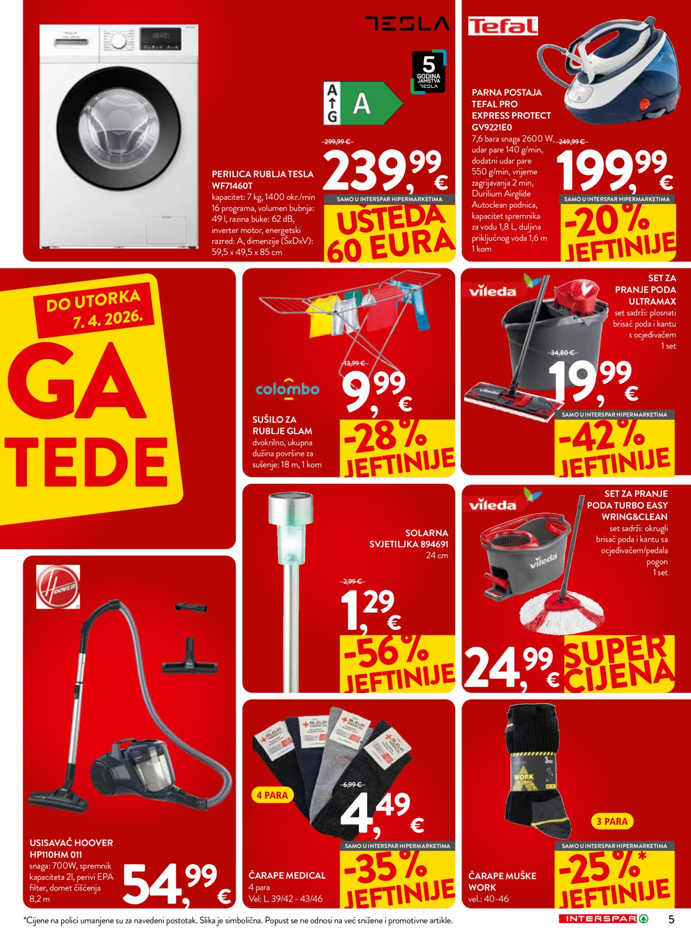 INTERSPAR katalog Mega uštede 18.03. - 07.04.2026.