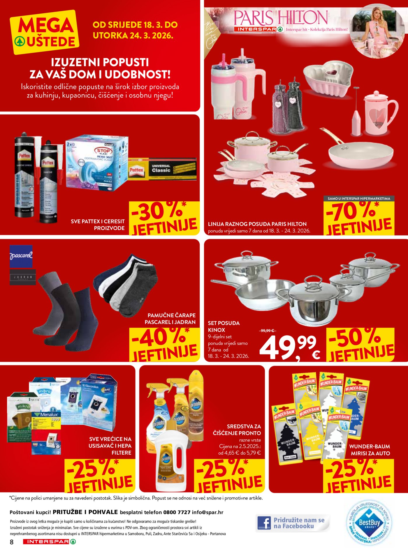 INTERSPAR katalog Mega uštede 18.03. - 07.04.2026.