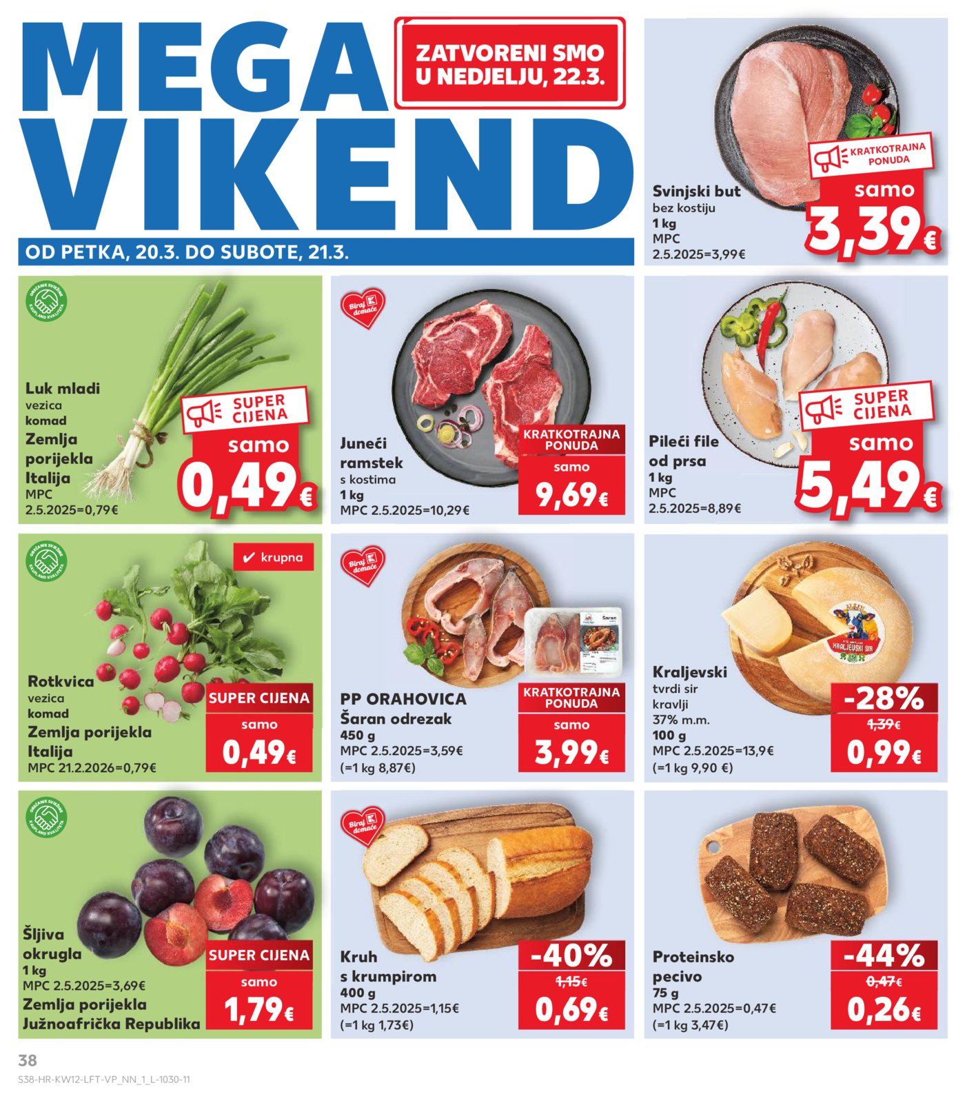 Kaufland katalog Akcija 18.03. - 24.03.2026. Odabrane poslovnice