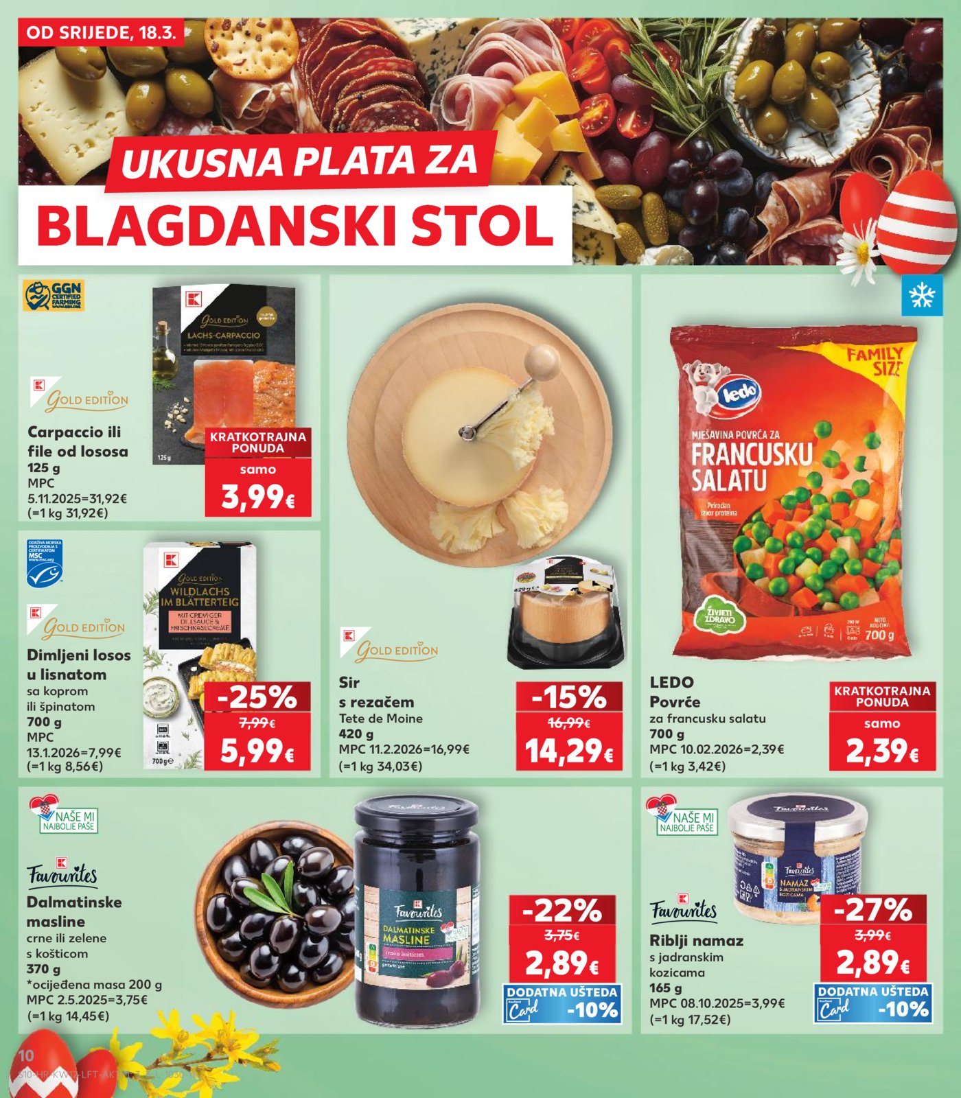 Kaufland katalog Akcija 18.03. - 24.03.2026. Odabrane poslovnice
