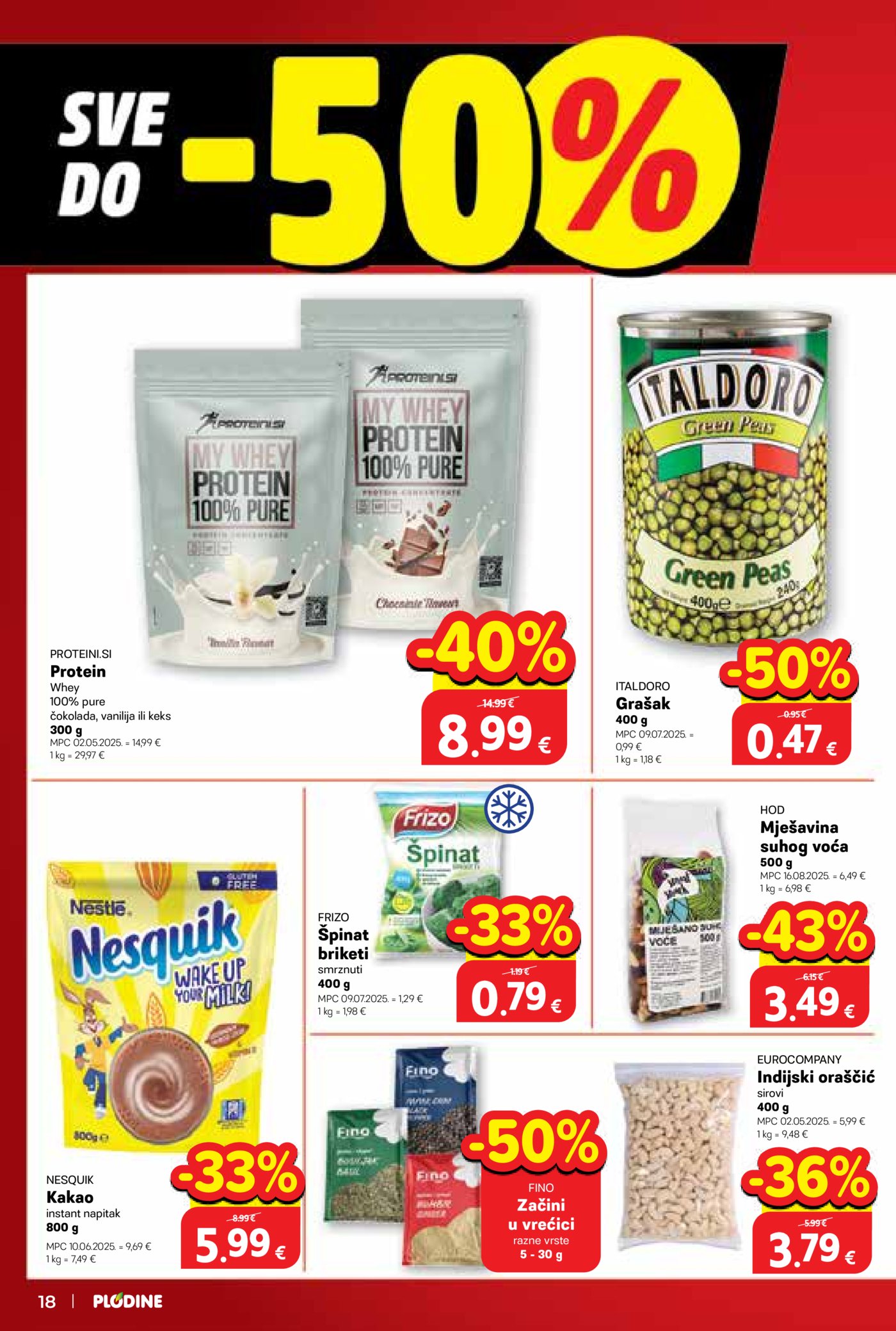 Plodine katalog Akcija 18.03. - 24.03.2026.