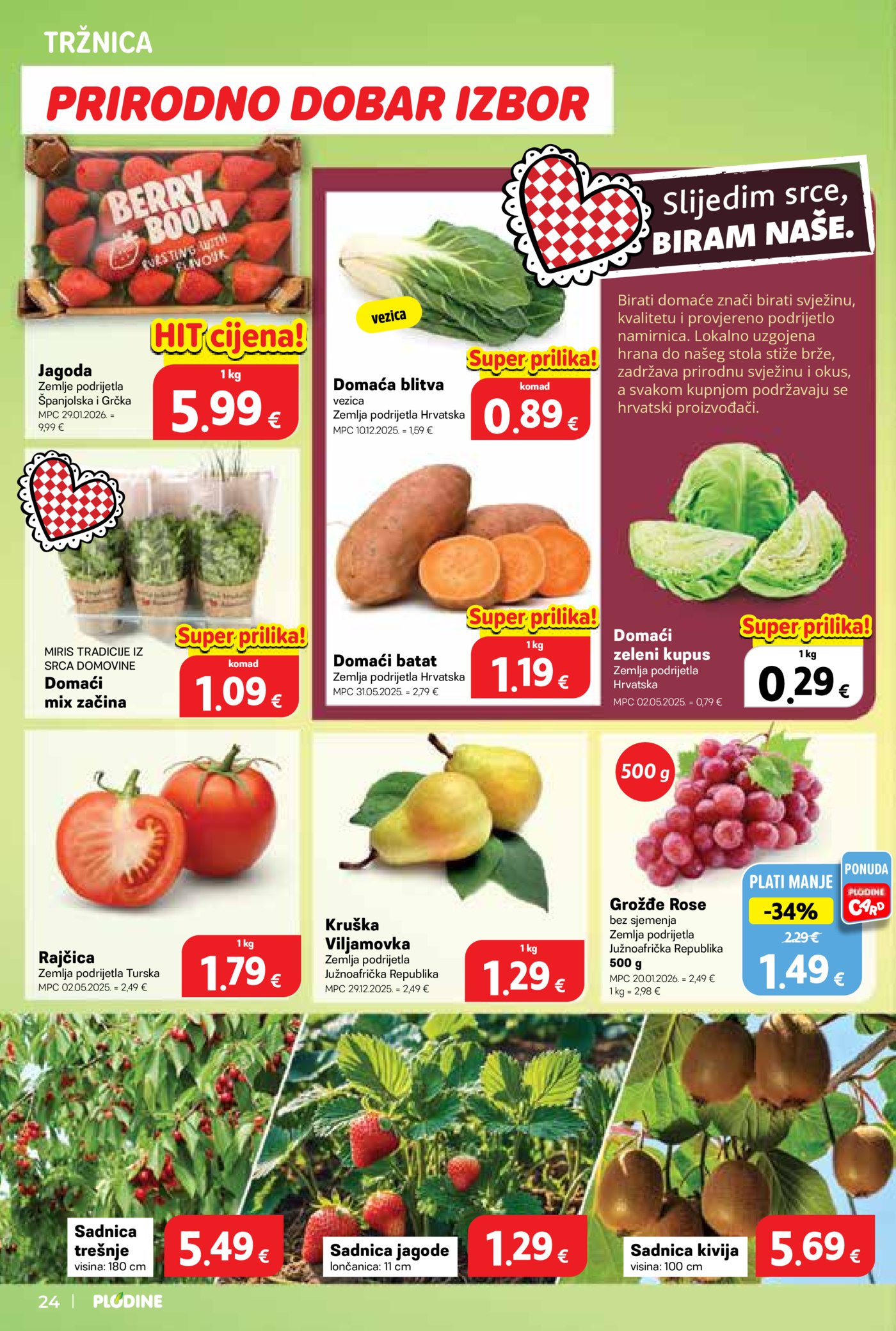 Plodine katalog Akcija 18.03. - 24.03.2026.
