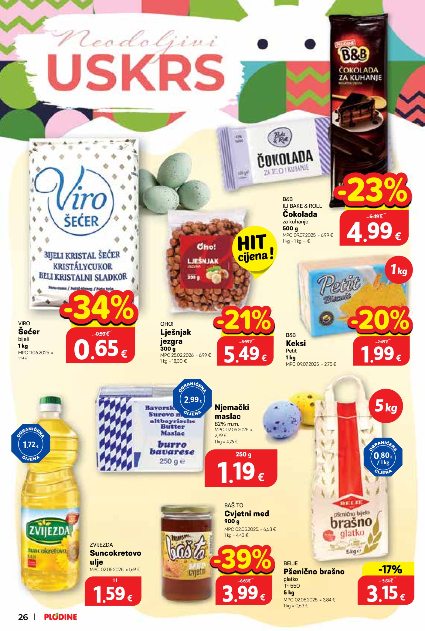 Plodine katalog Akcija 18.03. - 24.03.2026.