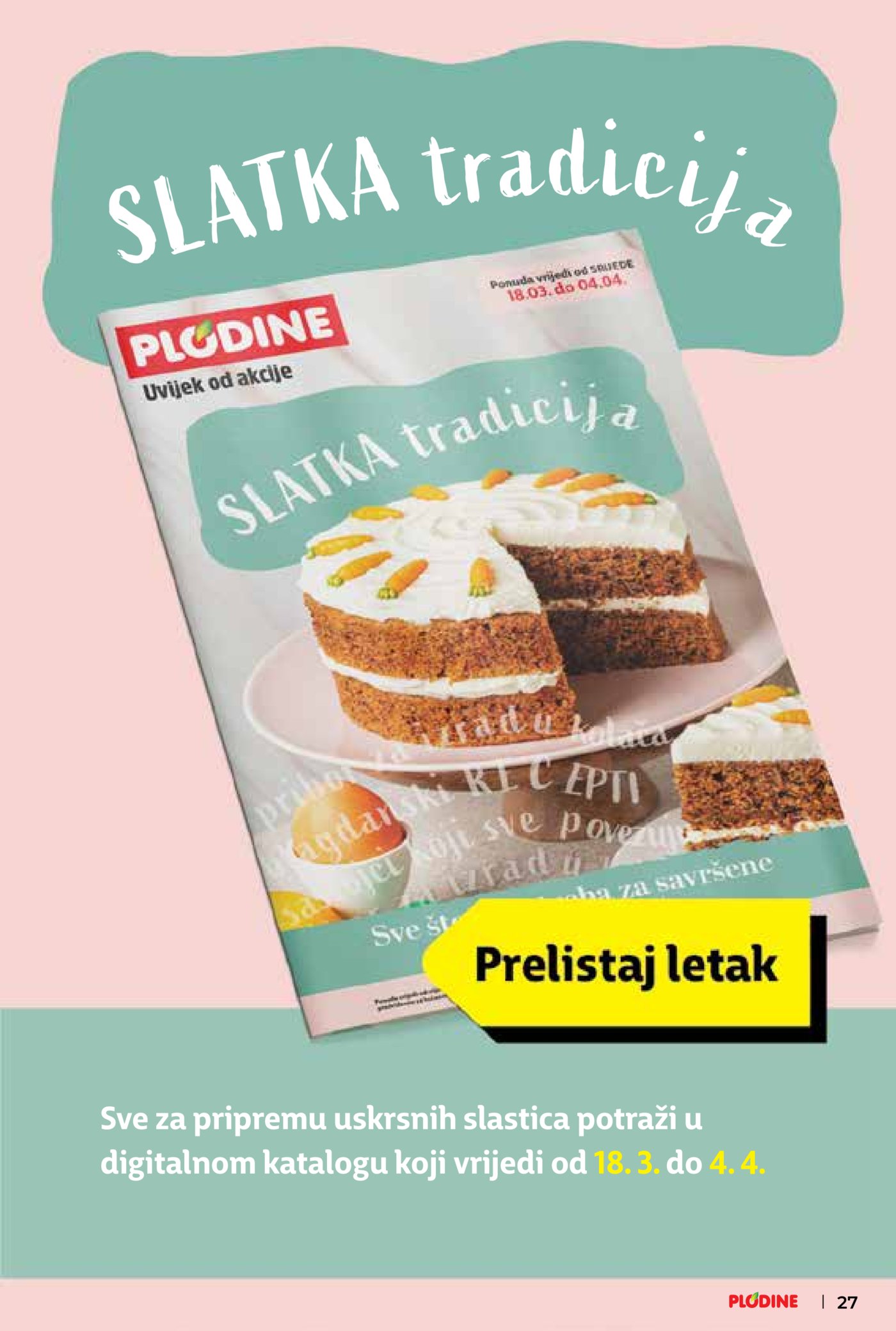 Plodine katalog Akcija 18.03. - 24.03.2026.