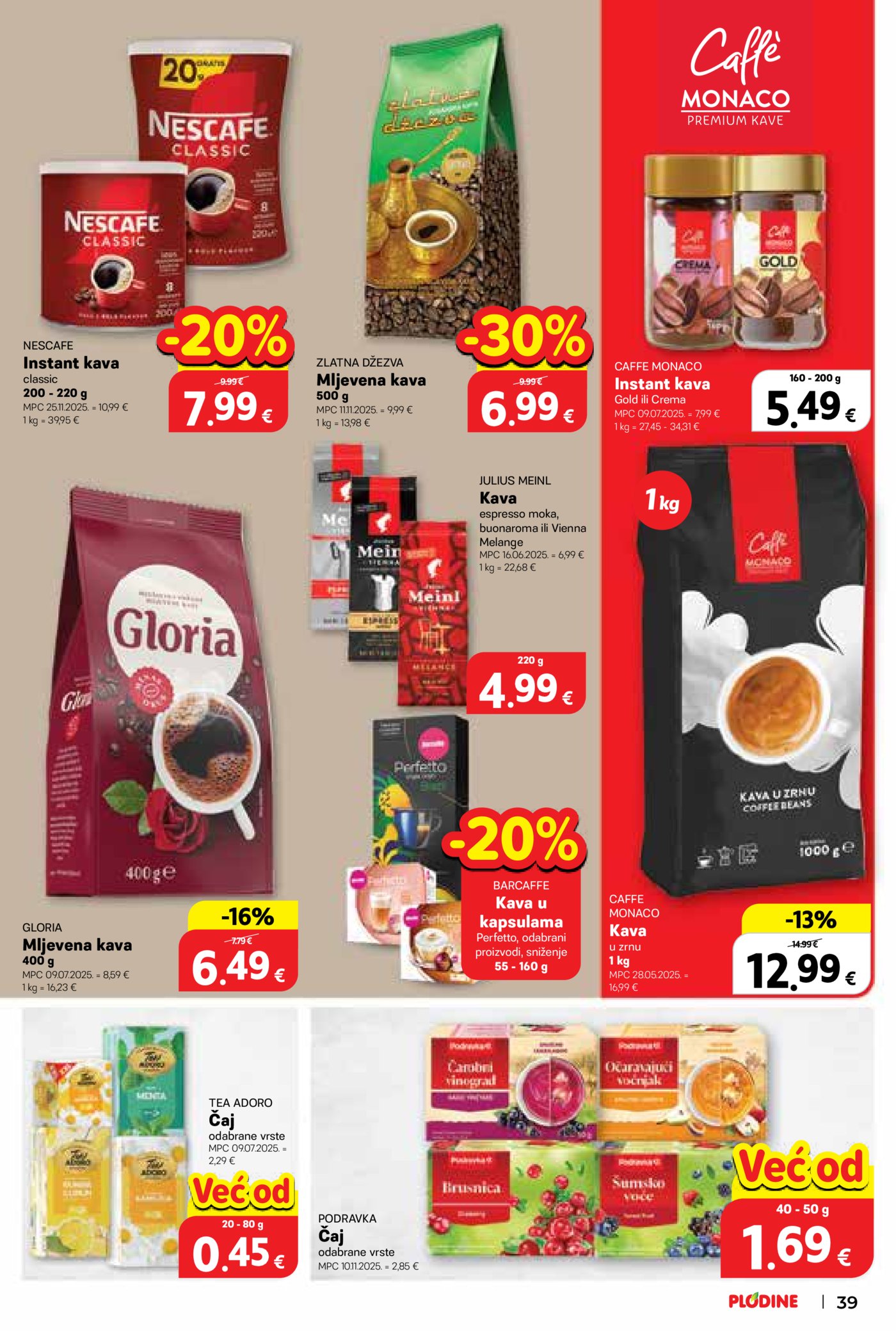 Plodine katalog Akcija 18.03. - 24.03.2026.
