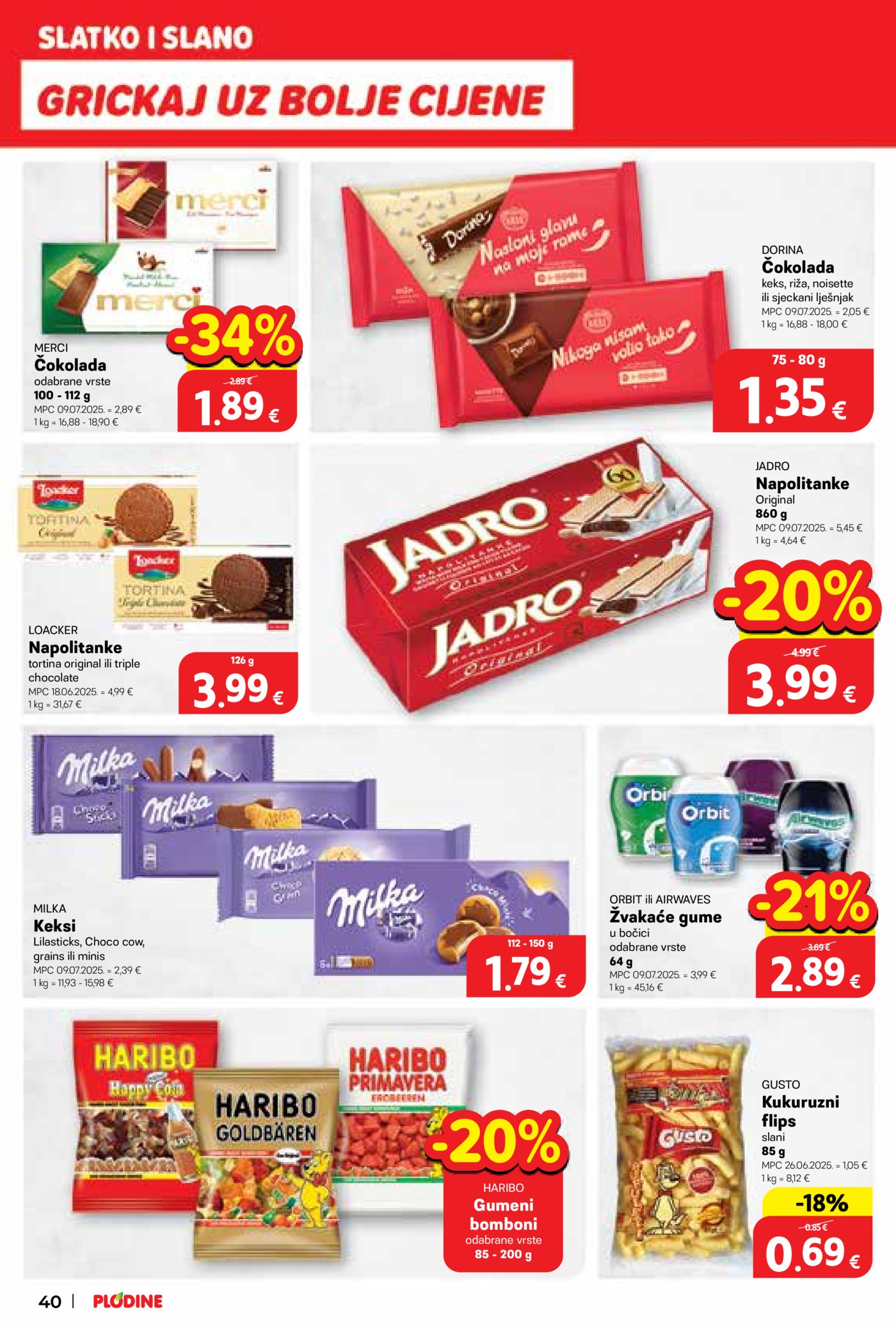 Plodine katalog Akcija 18.03. - 24.03.2026.