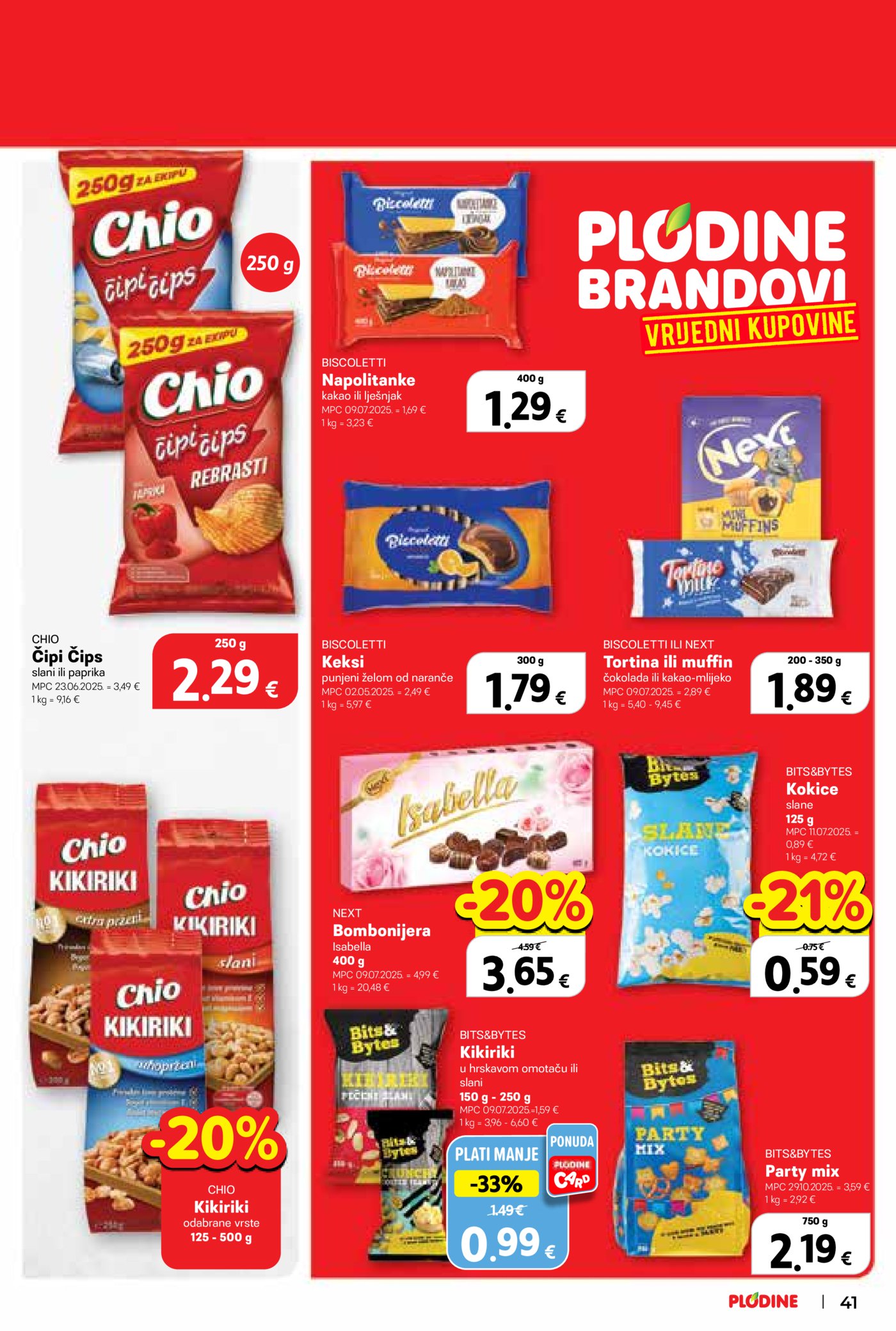 Plodine katalog Akcija 18.03. - 24.03.2026.