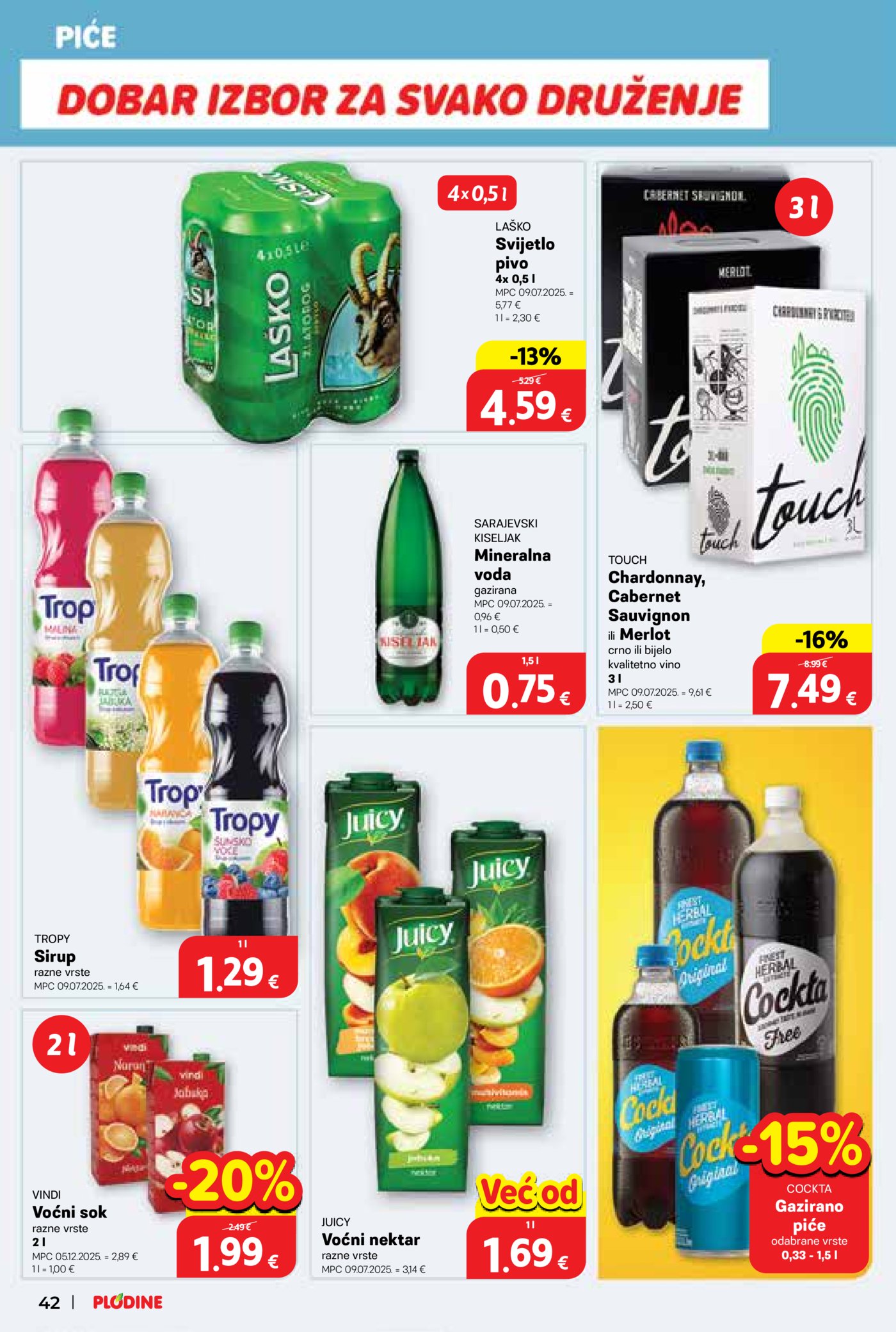 Plodine katalog Akcija 18.03. - 24.03.2026.