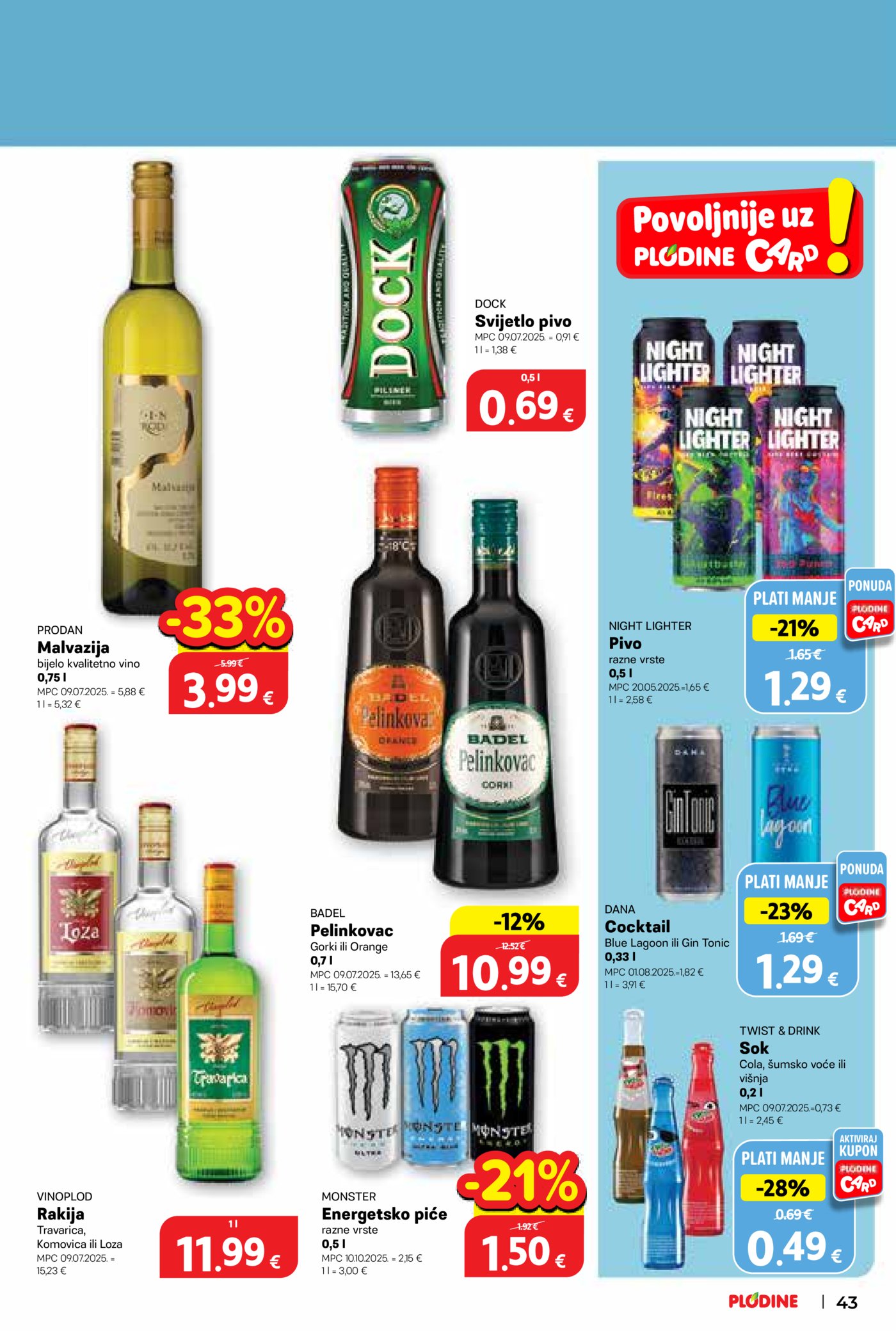 Plodine katalog Akcija 18.03. - 24.03.2026.