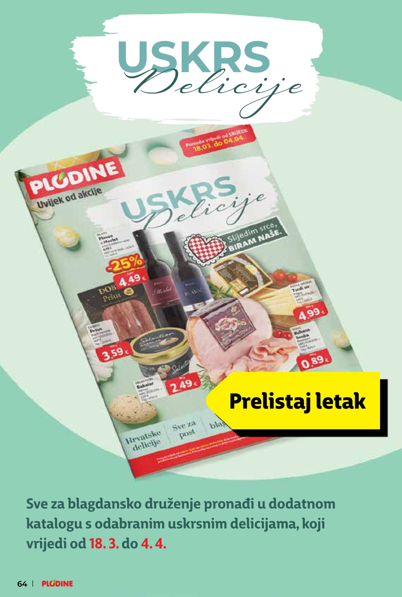 Plodine katalog Akcija 18.03. - 24.03.2026.