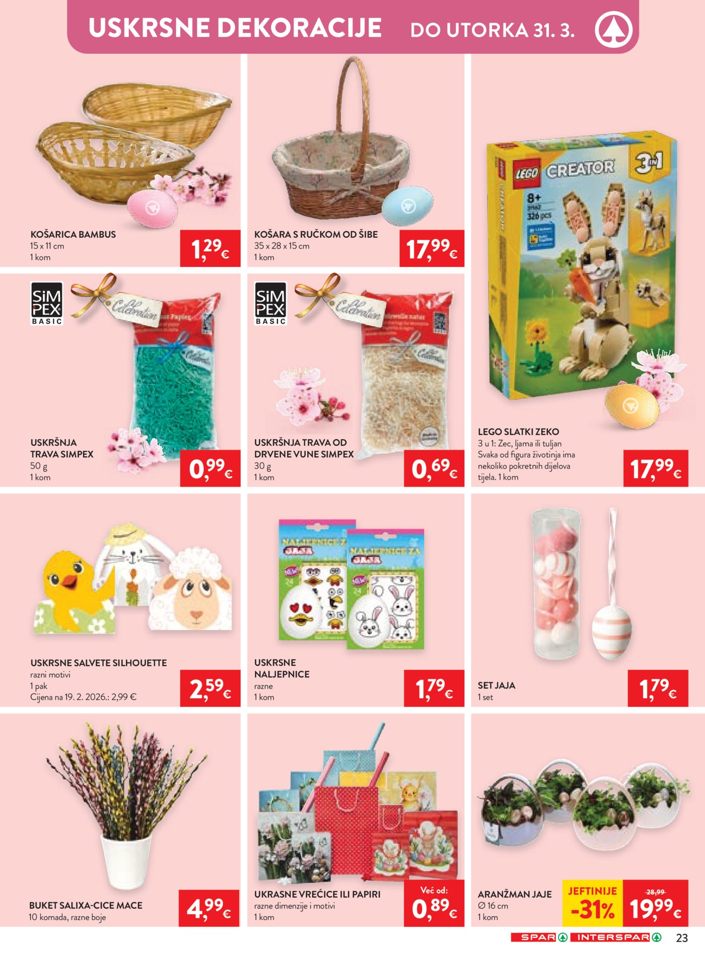 SPAR - INTERSPAR katalog 18.03. - 24.03.2026.