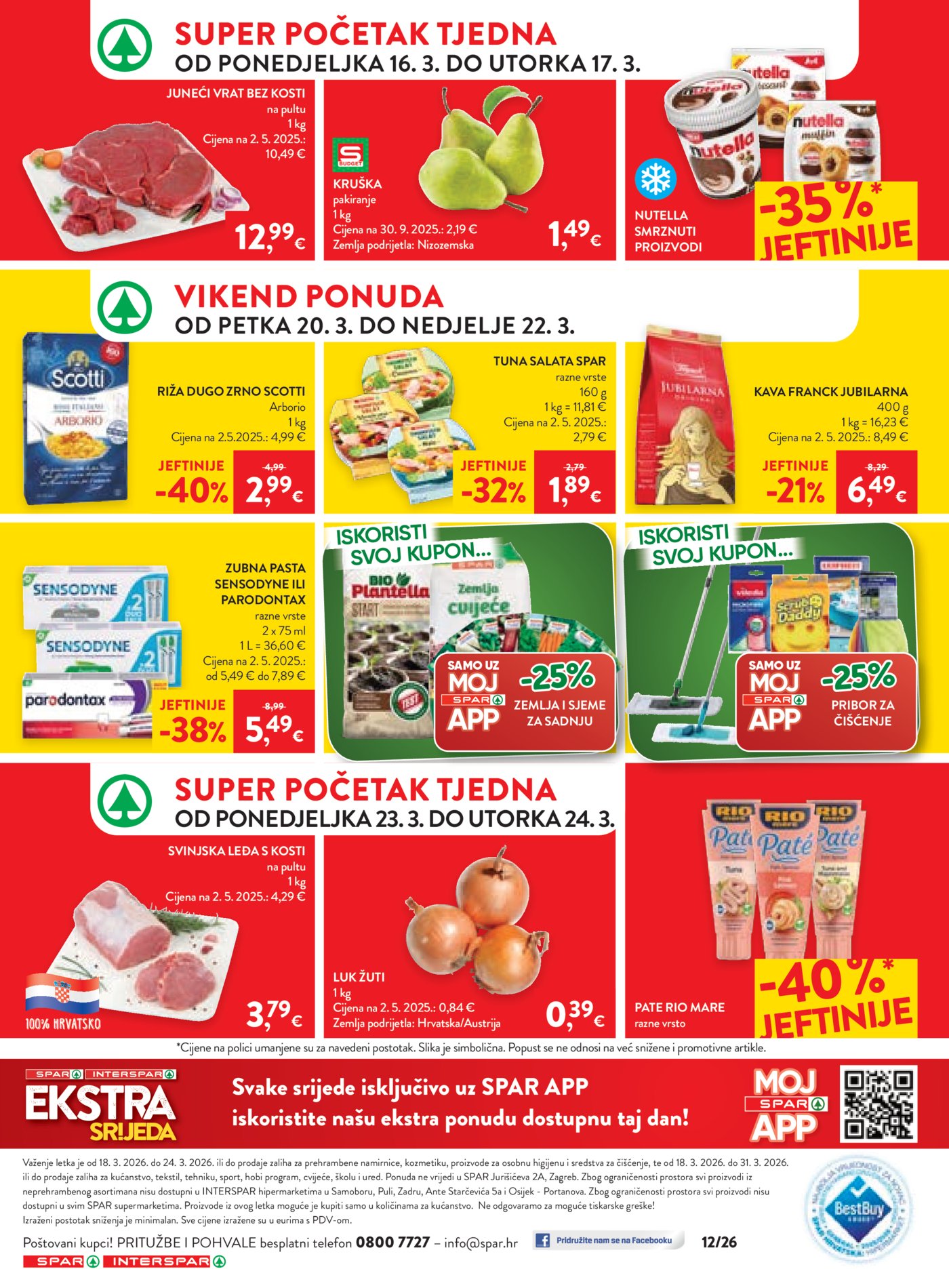 SPAR - INTERSPAR katalog 18.03. - 24.03.2026.