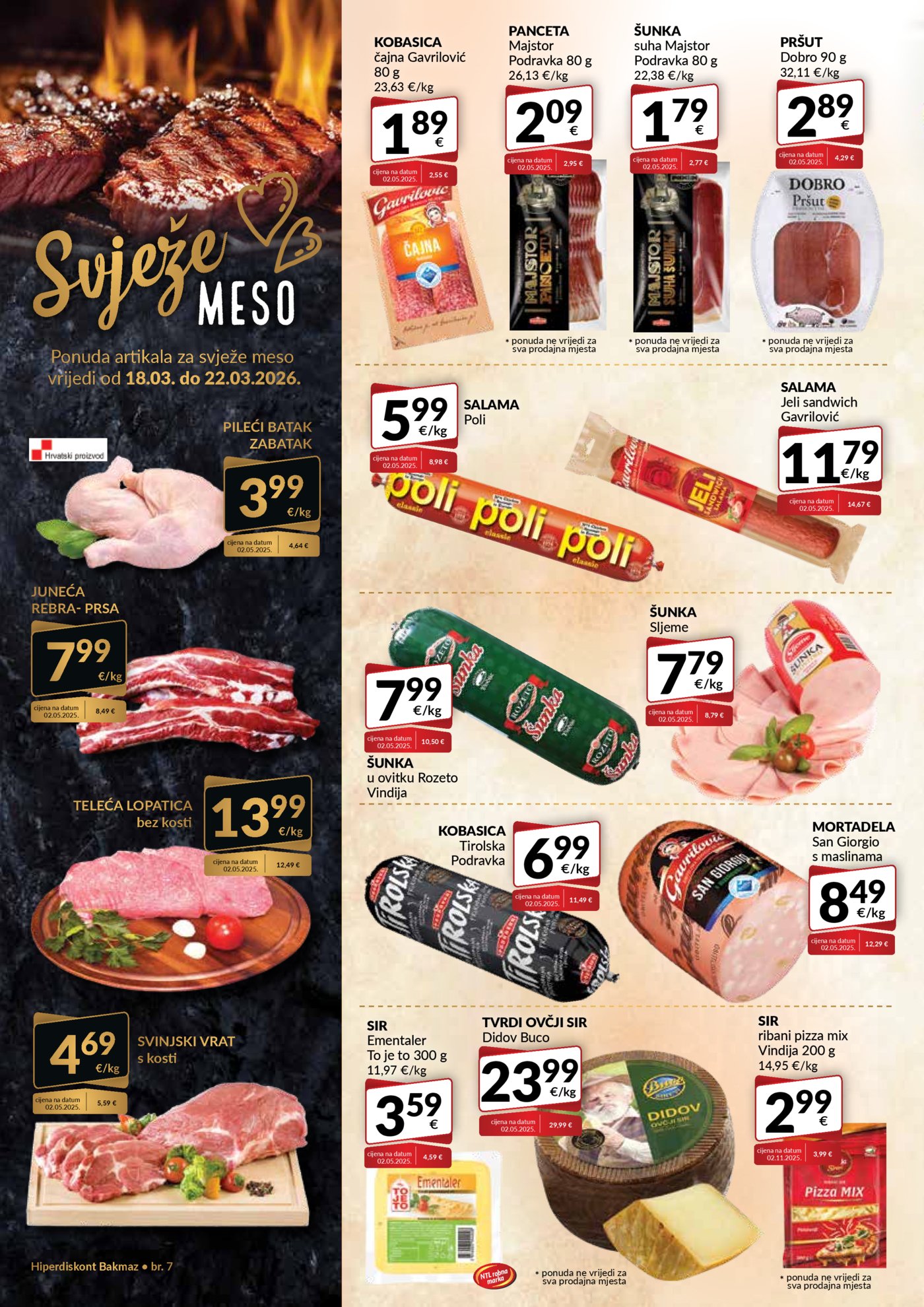 Bakmaz katalog Akcija 18.03. - 24.03.2026.
